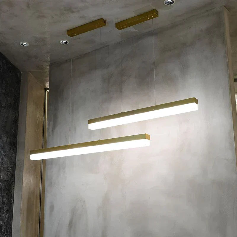 Timea  Alabaster Linear Chandelier 40" 47"