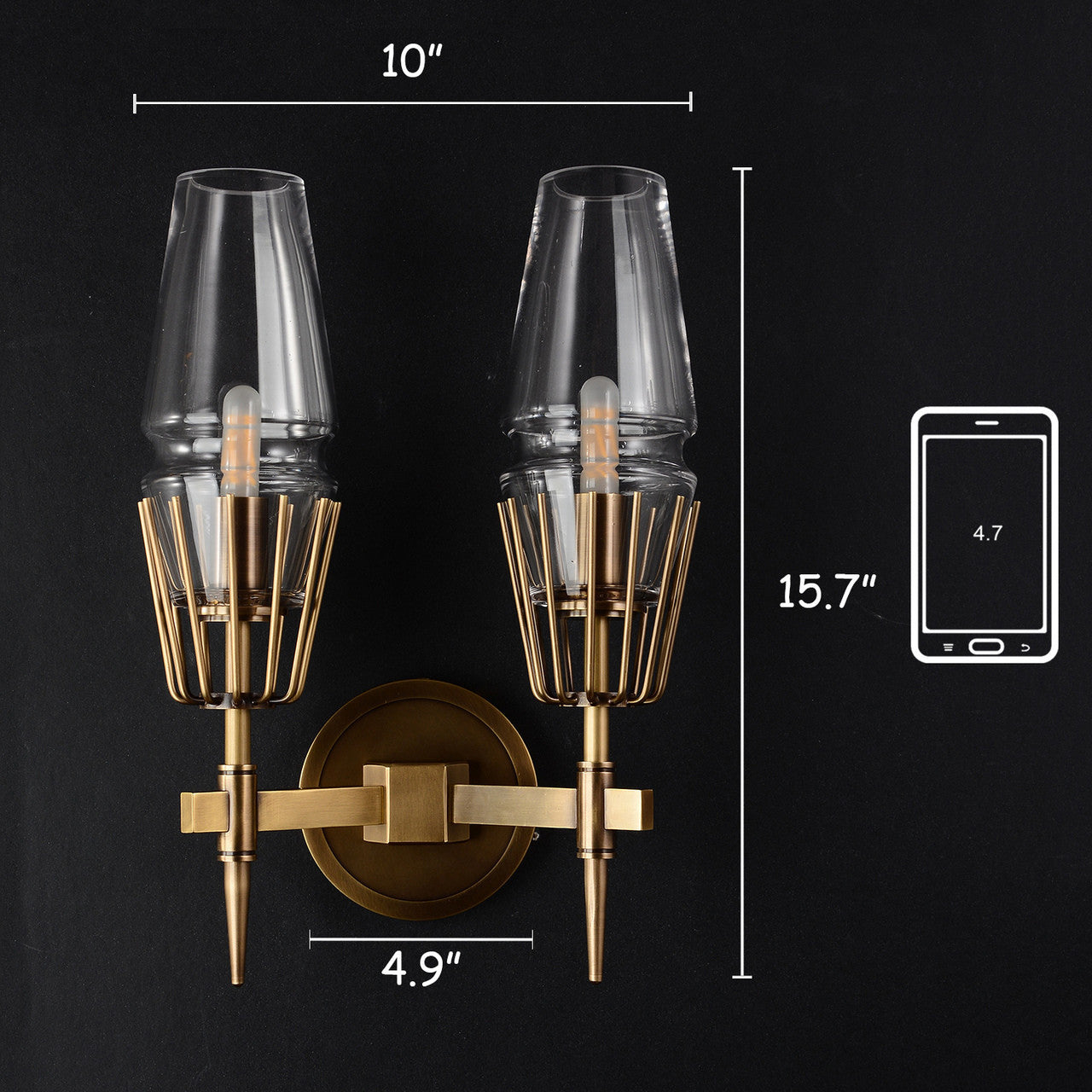 Radix Wall Sconce 10"