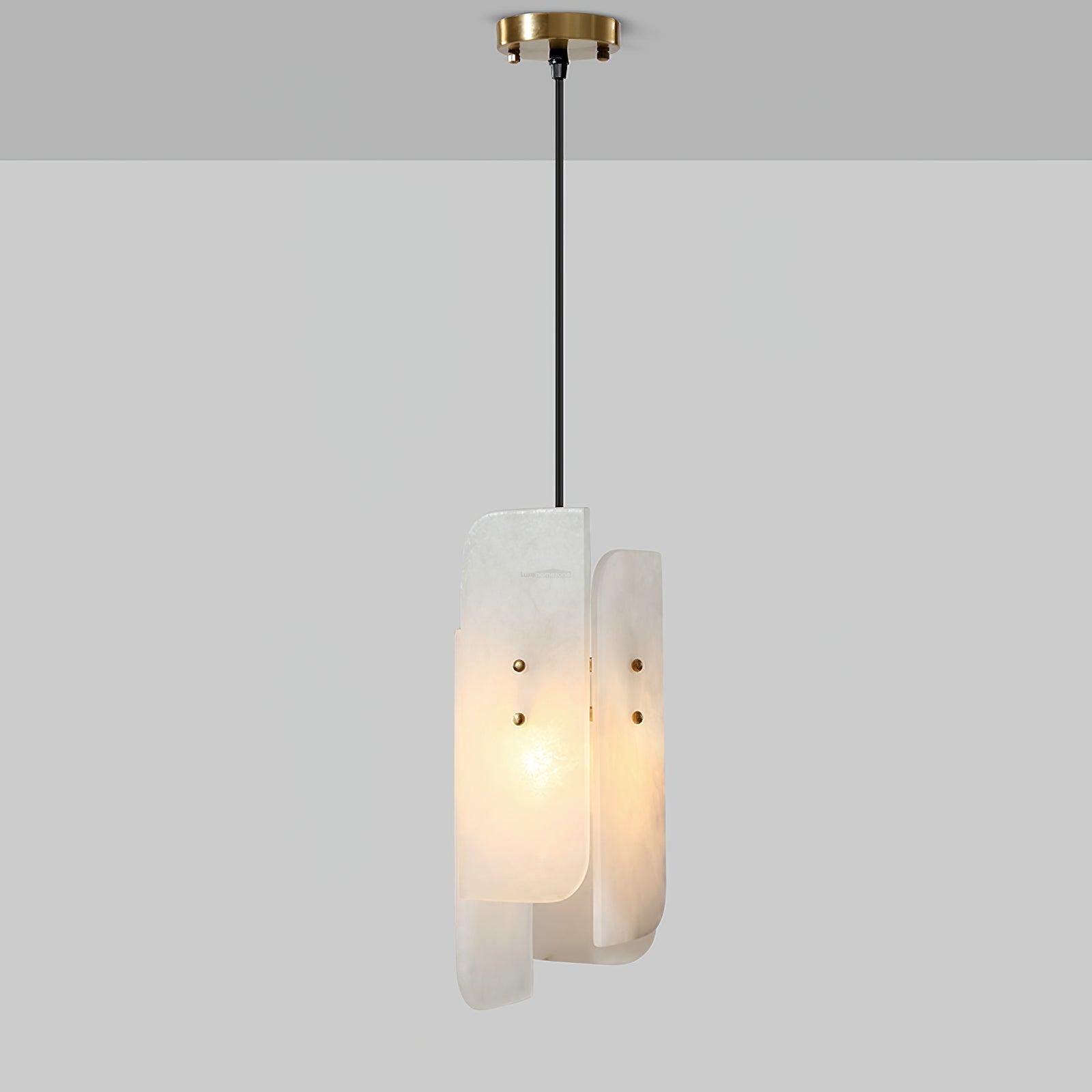 Megalith Alabaster Mini  Pendant Light - Alabaster, Alabaster Pendant-1-Luxehomezone