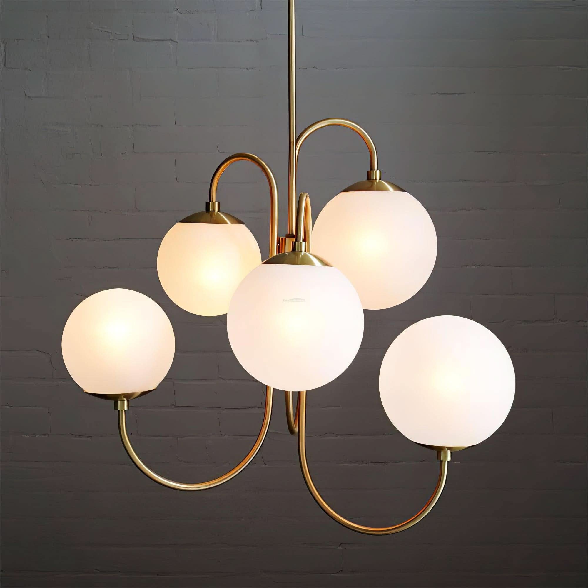 Gooseneck Chandelier ∅ 30″ - Luxehomezone