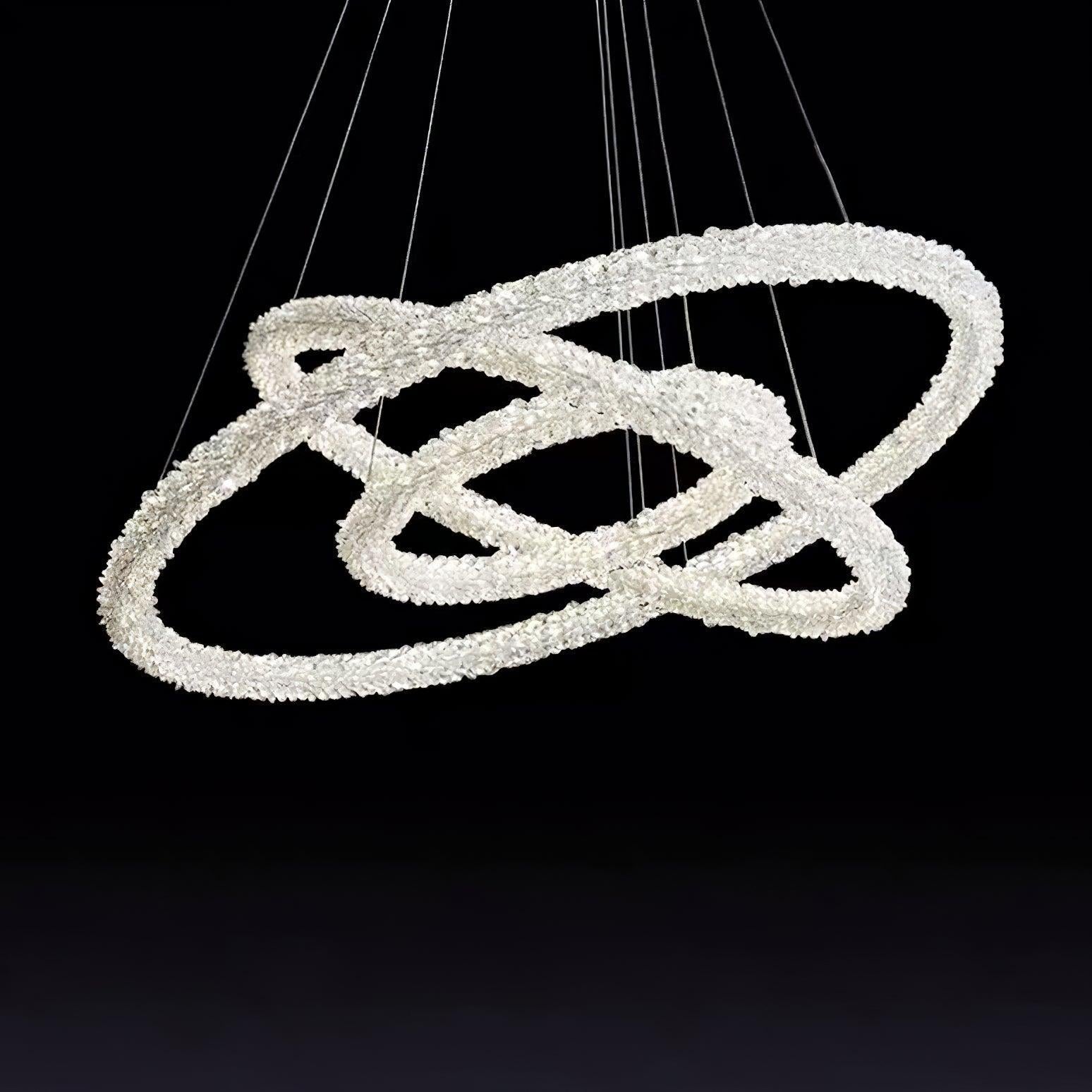 Crystal Ring Chandeliers - Crystals-1-Luxehomezone