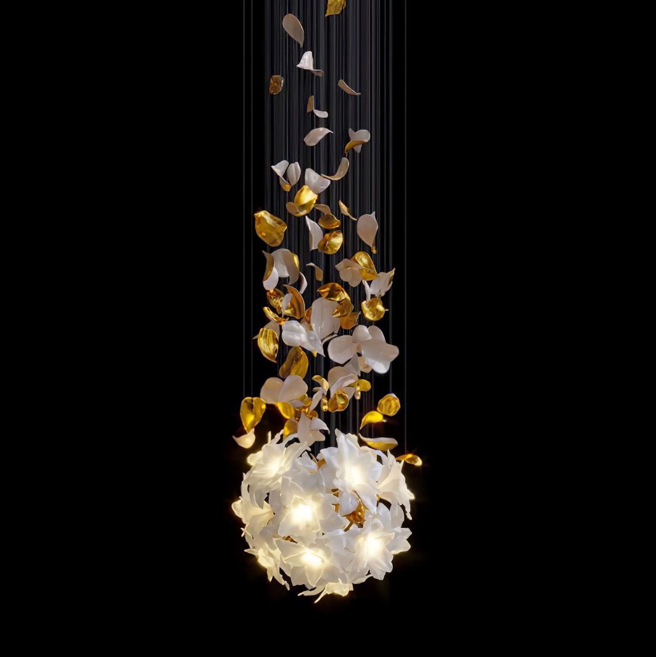 Flying Flowers Fluttering Chandelier with 6 Types - Luxehomezone