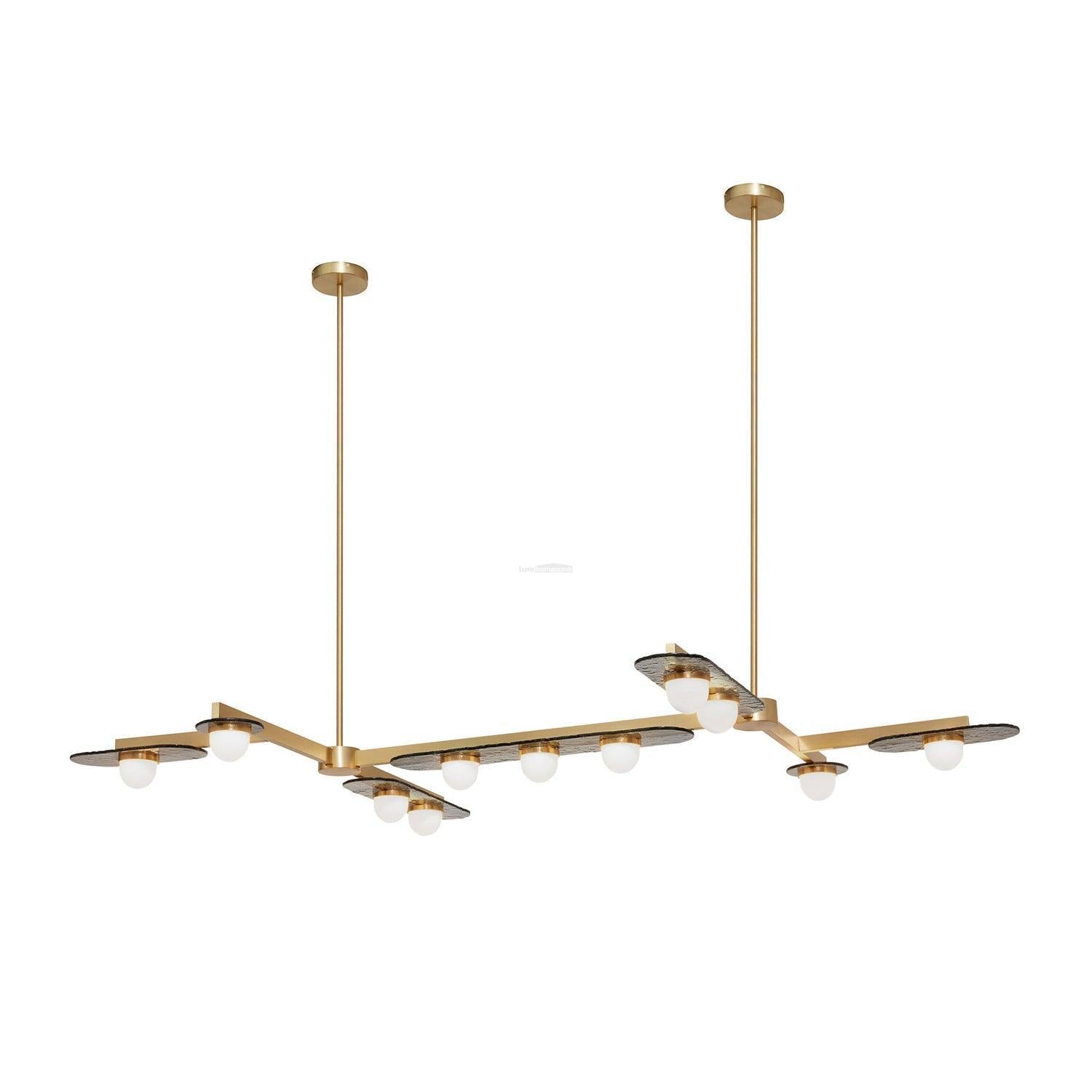 Modulo Horizontal Linear Chandelier - Luxehomezone