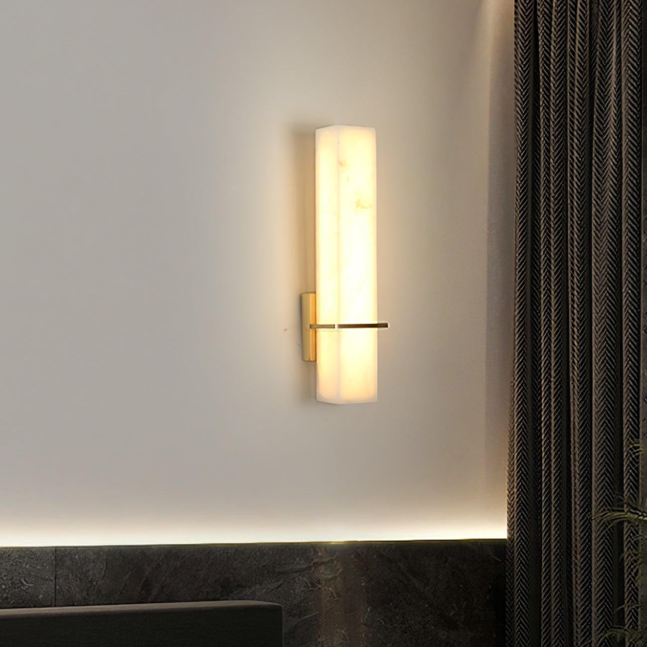 Milan Alabaster Wall Sconce Style A - Alabaster, Alabaster Wall Lamp-1-Luxehomezone