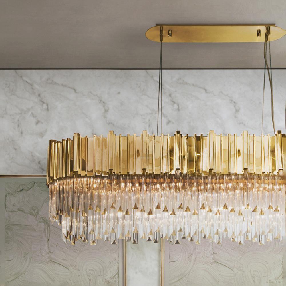 Empire Chandelier ∅ 11.8″ - Crystals-1-Luxehomezone