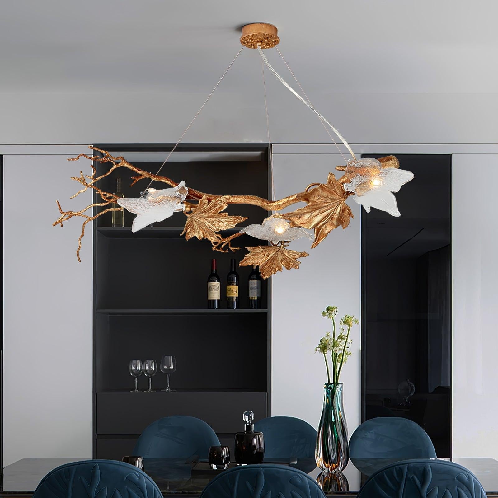 Folio Branch Type Brass Chandelier - Branch-1-Luxehomezone