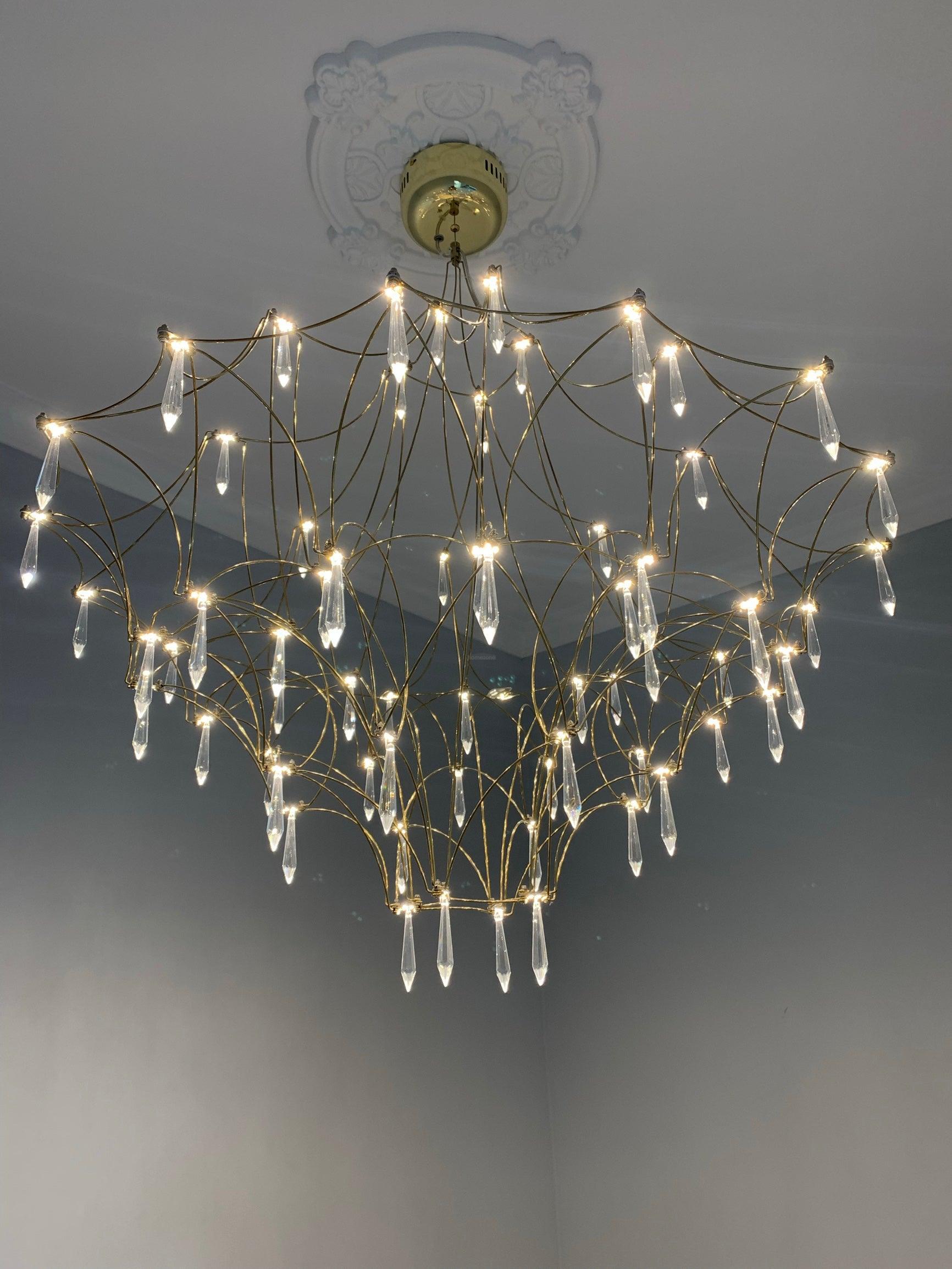 Candle Style Mira Chandeliers ∅ 23.6″ ∅ 31.5″ - Candle-1-Luxehomezone