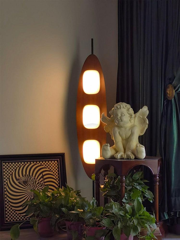 Surfboard Floor Lamp  ∅ 11.8″ - Pillar-1-Luxehomezone