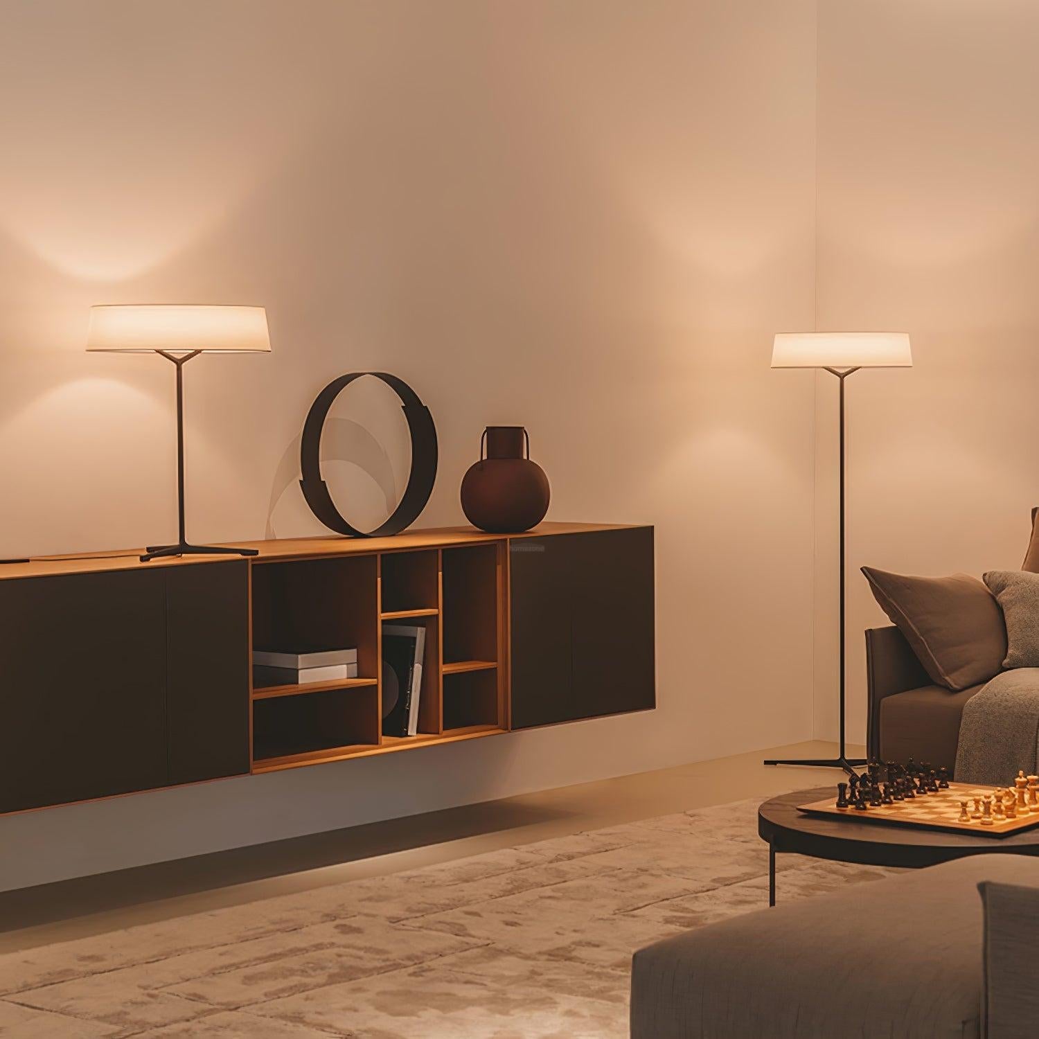 Paper Glow Round Floor Lamp - Paper-1-Luxehomezone