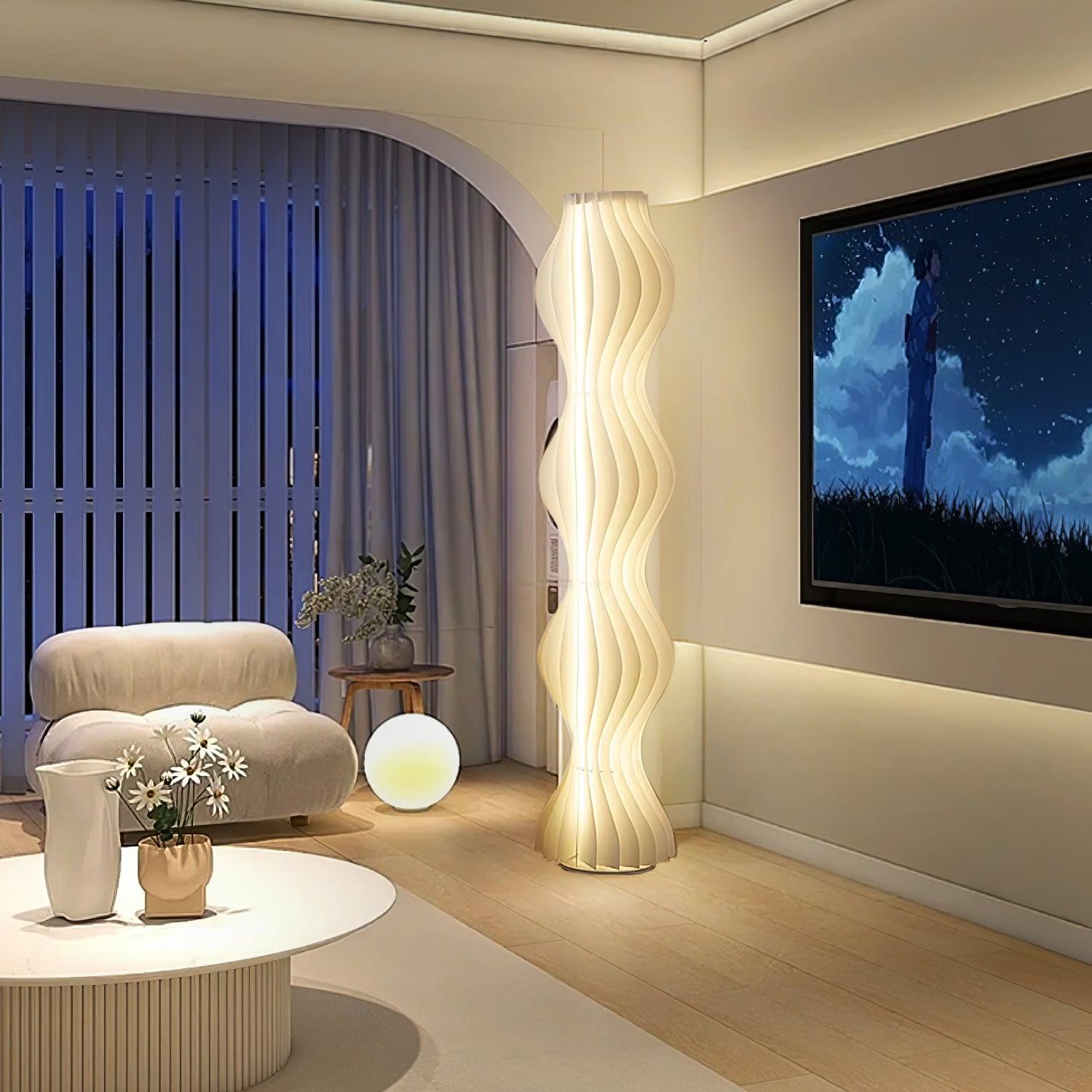 Vapor Floor Lamp Dia 35cm - Pillar-1-Luxehomezone