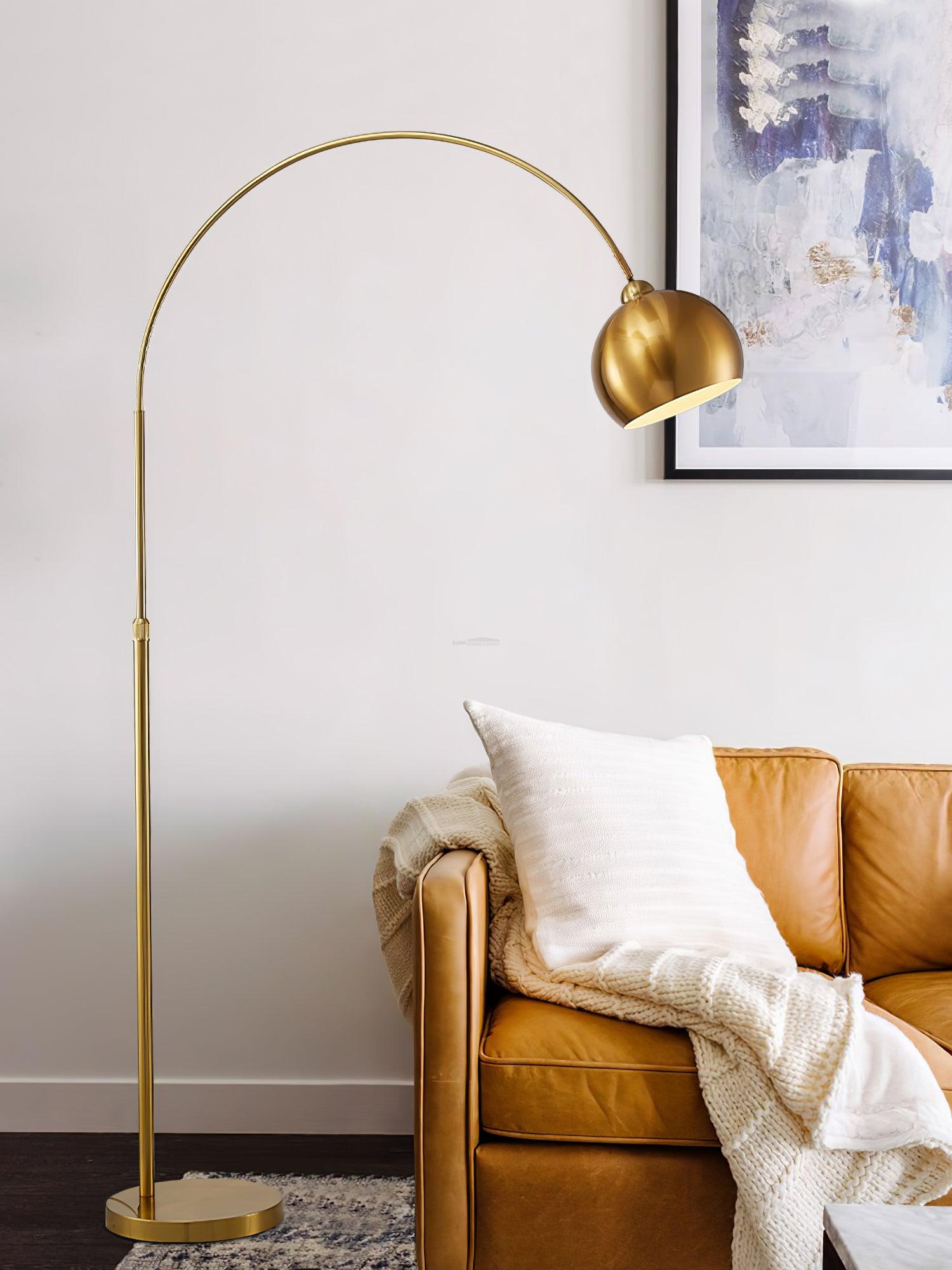 Angle Floor Lamp ∅ 43.3″ - Bent-1-Luxehomezone