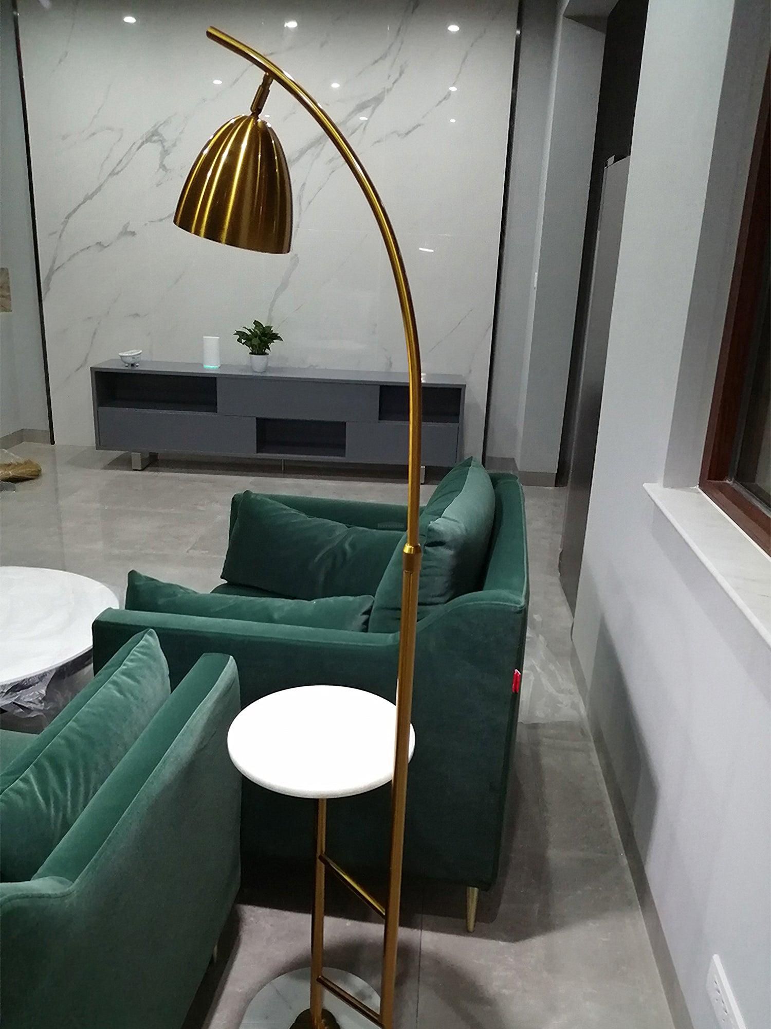 Rani Floor Lamp W 13.8″ - Bent-1-Luxehomezone