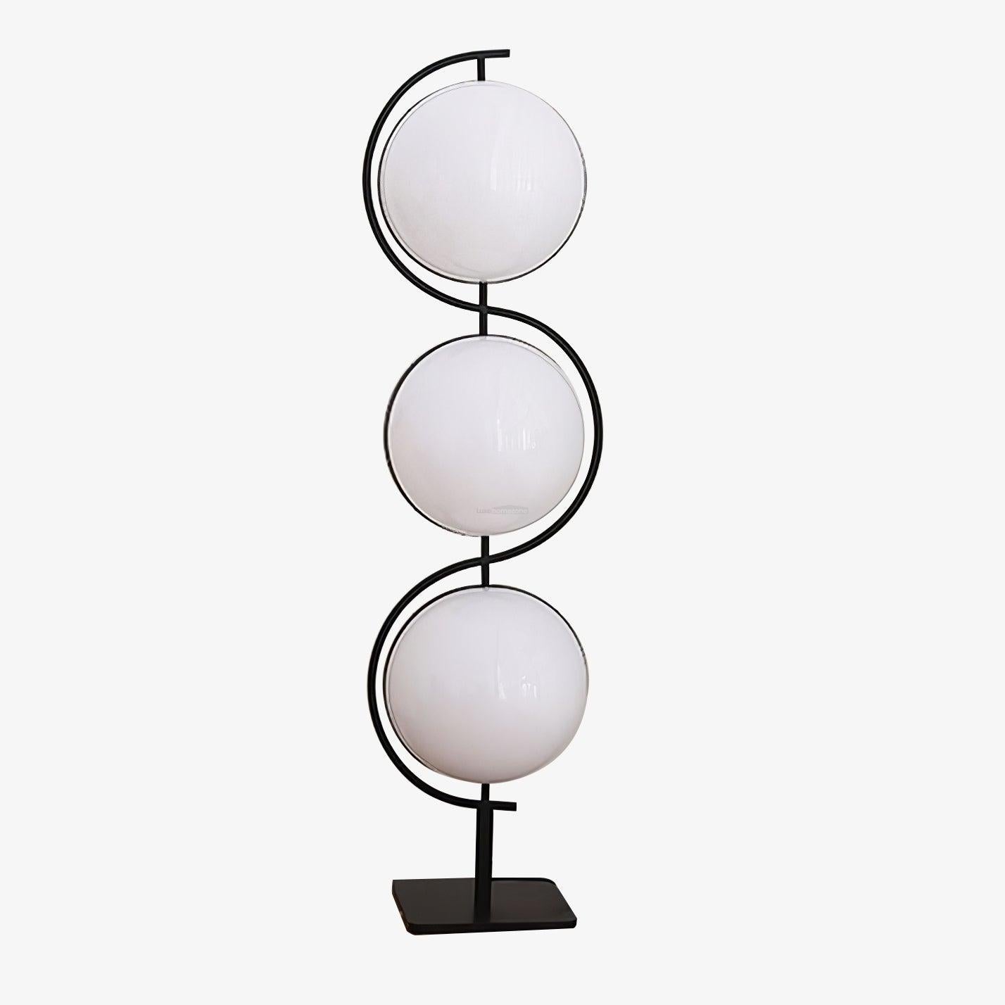 Triple Balls Floor Lamp ∅ 15.7″ - Lava-1-Luxehomezone