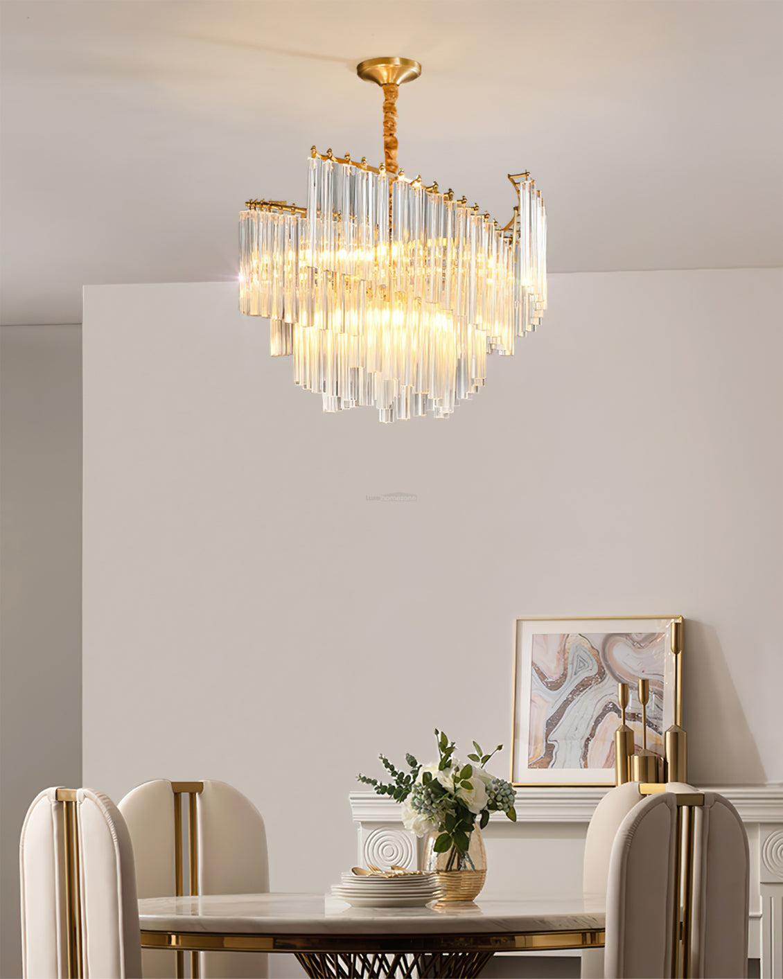 Brinicle Crystal Chandelier - Crystals-1-Luxehomezone