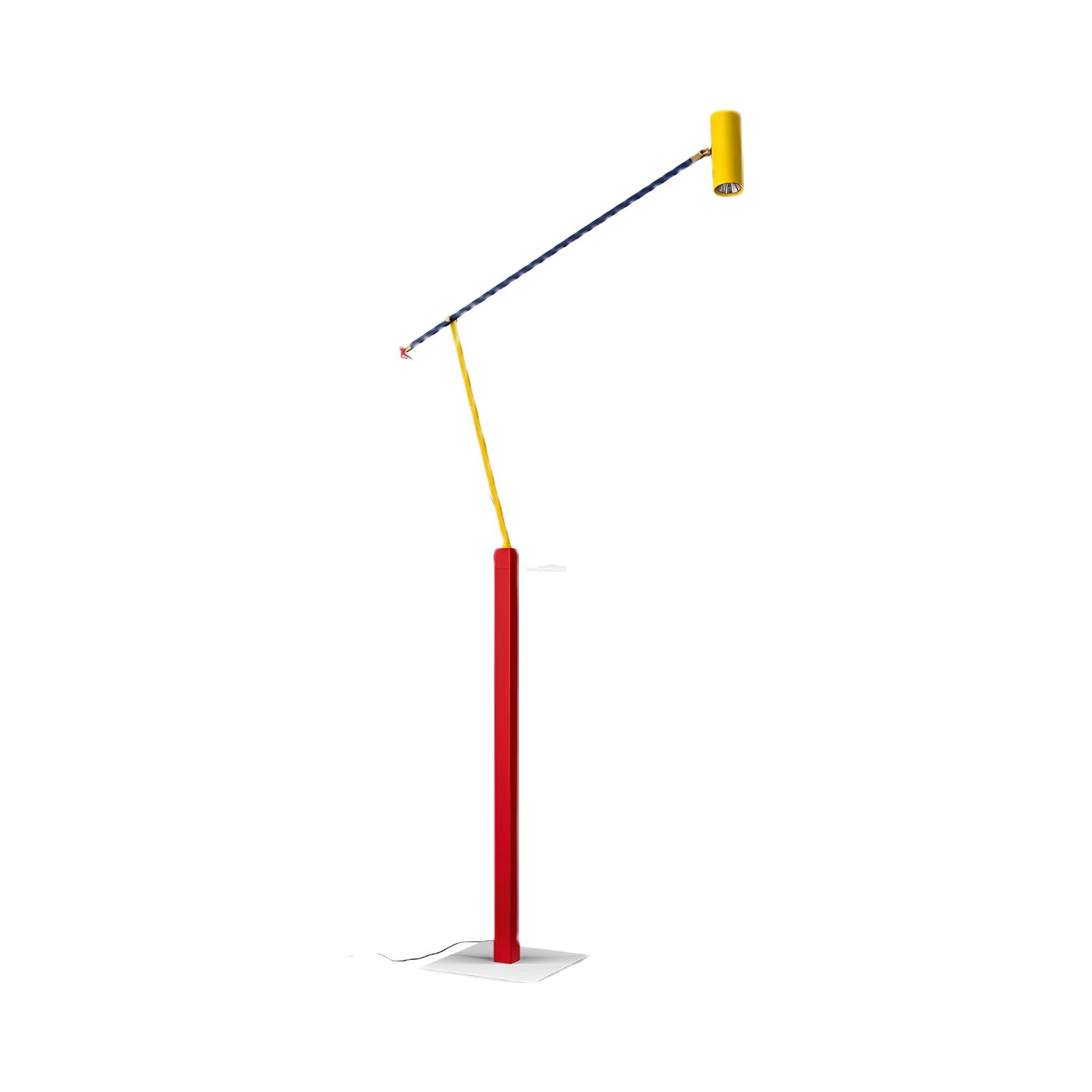 Ettorino Floor Lamp - Alonso, Flexible, Red & Yellow & Blue-1-Luxehomezone
