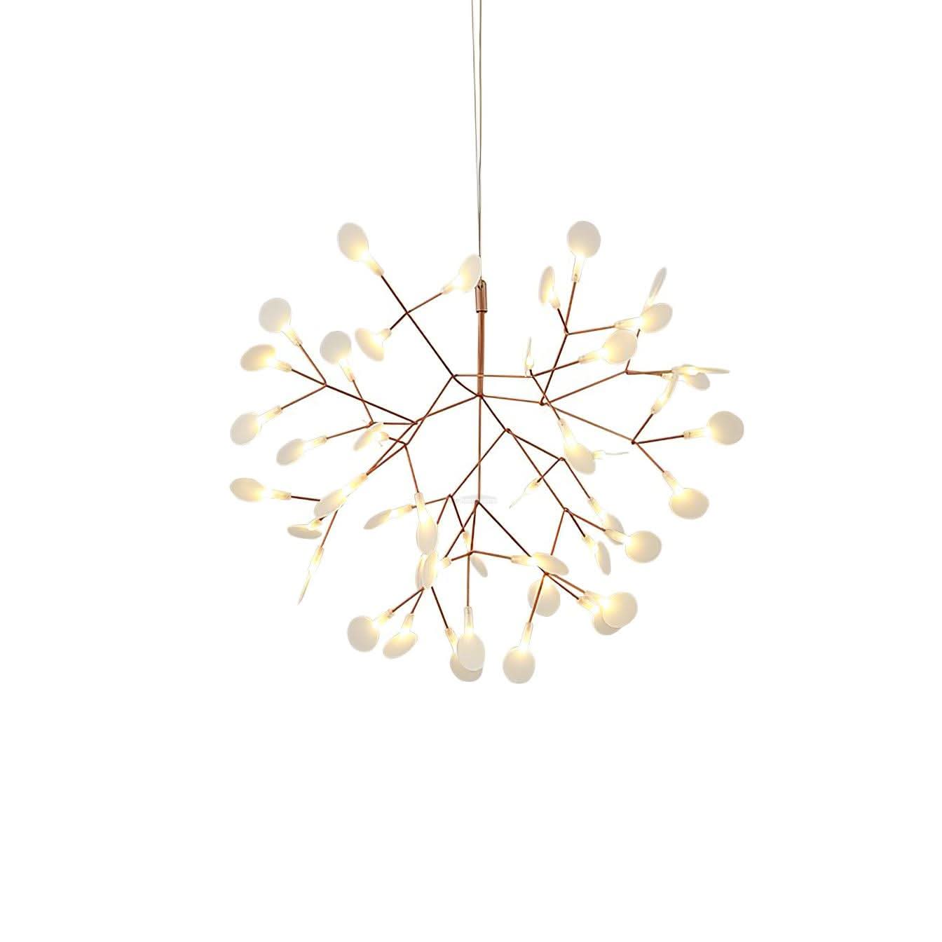 Rose Gold Firefly Chandelier - Branch-1-Luxehomezone