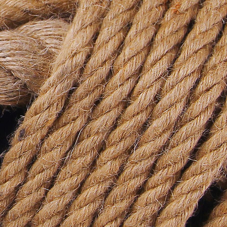 Hemp Rope Industrial Tire Chandelier ∅ 23.6″ - Luxehomezone