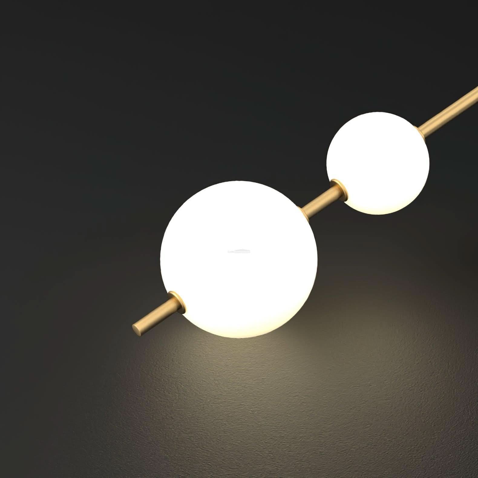 Vertical Globe Wall Sconce - Luxehomezone