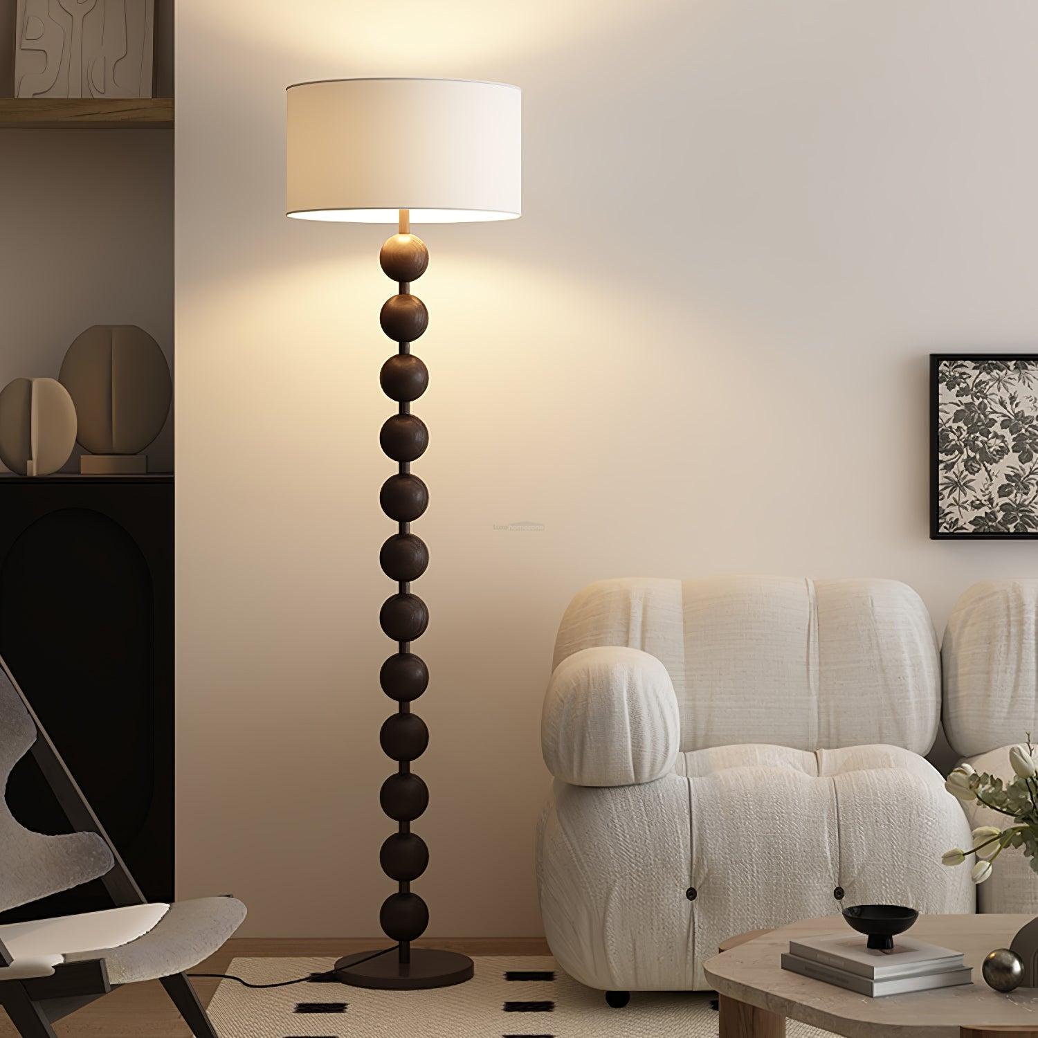 Hugo Barbell Floor Lamp  ∅ 15.7″ - Luxehomezone