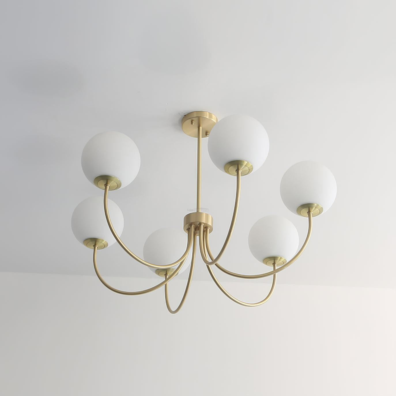 Orillia Chandelier with 6/8 heads - Bend, Marshmallow Chandelier-1-Luxehomezone