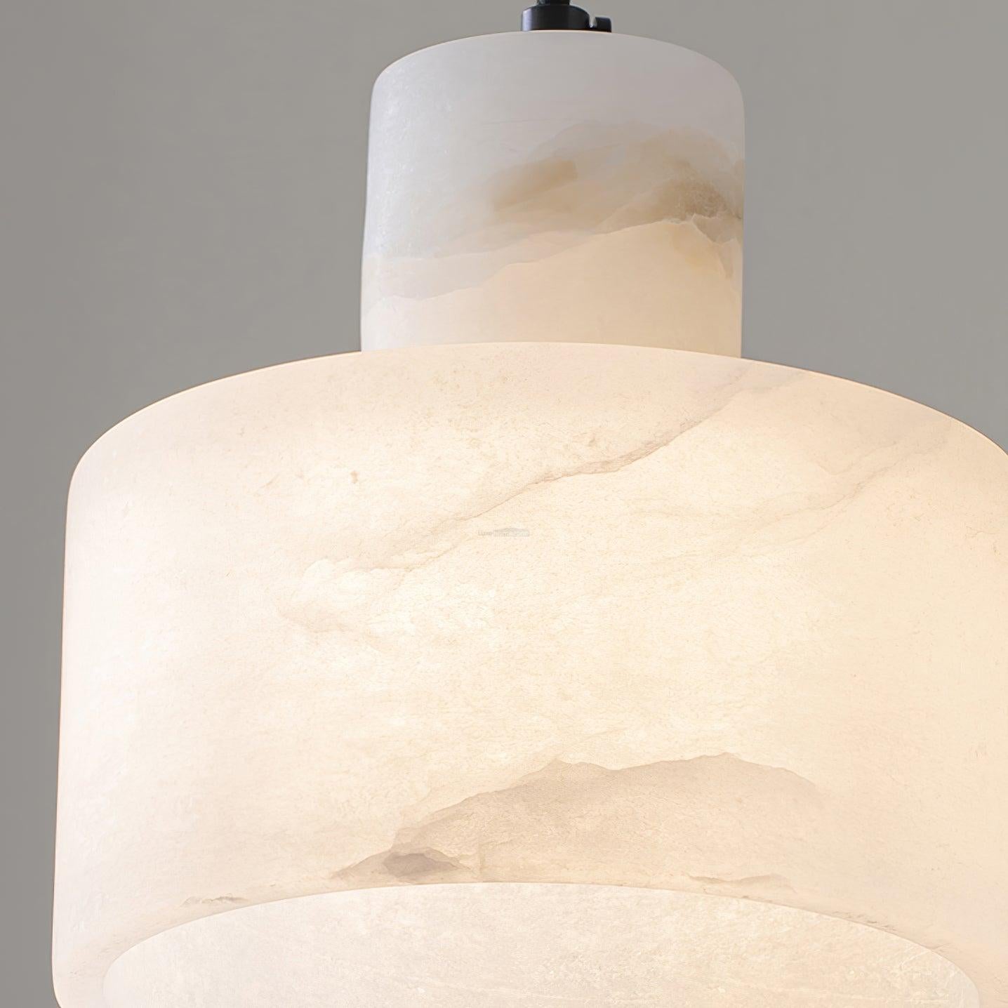 Cyls Pendant Alabaster Light - Luxehomezone