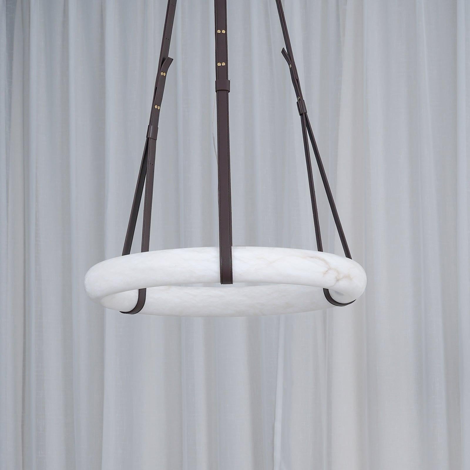 Oslo Alabaster Pendant Light Style B - Alabaster, Alabaster Chandelier-1-Luxehomezone