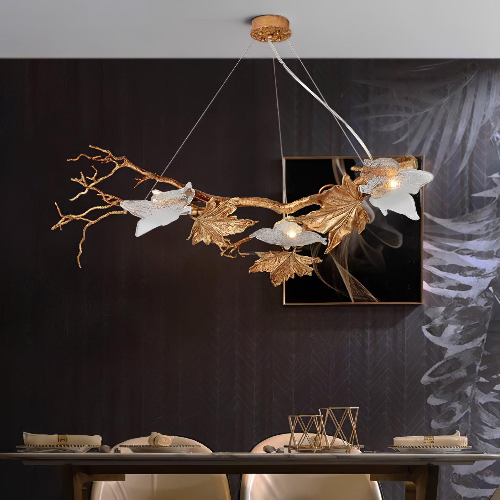 Folio Branch Type Brass Chandelier - Branch-1-Luxehomezone