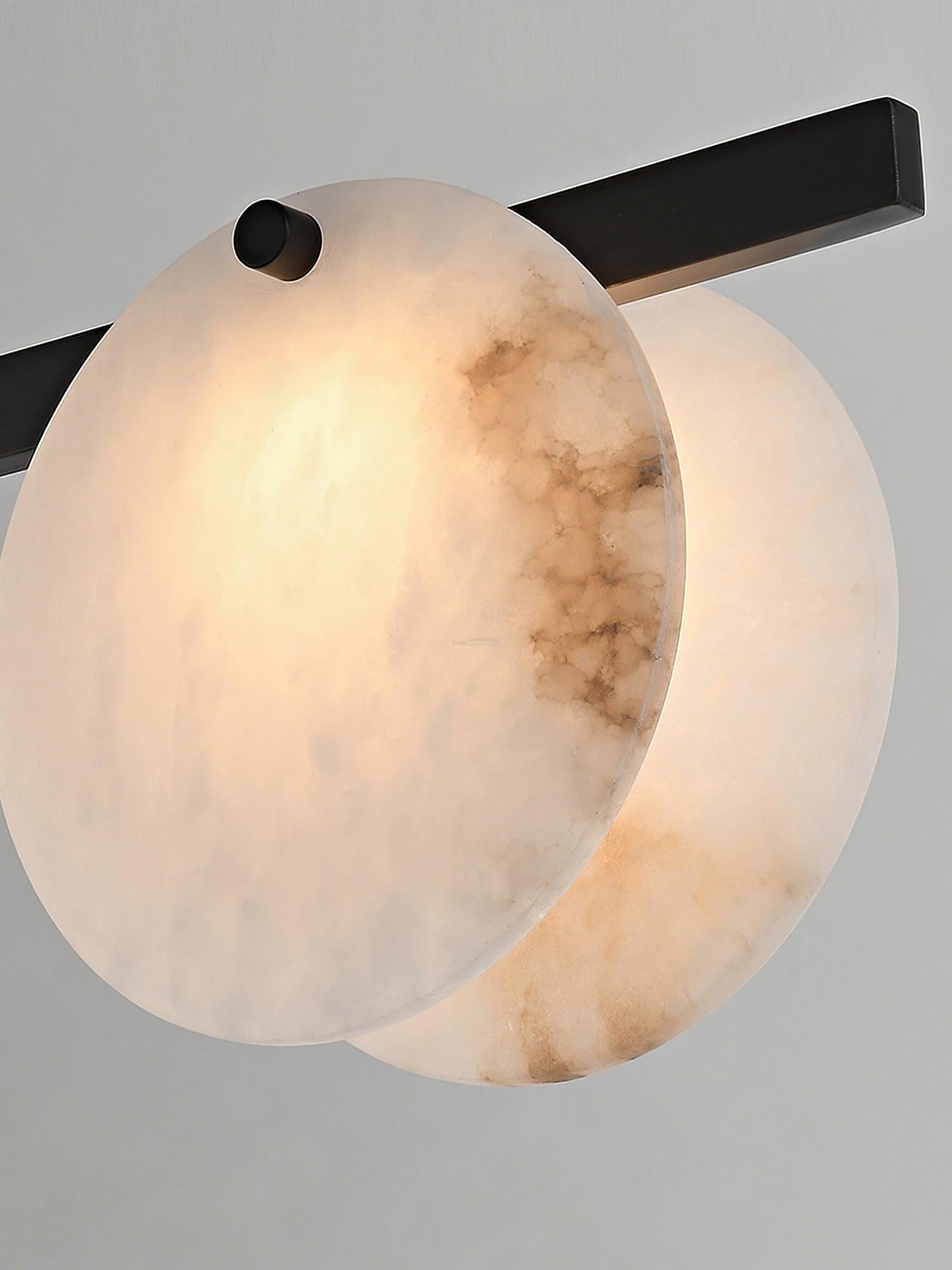 Trinidad Alabaster Linear Chandelier 48"