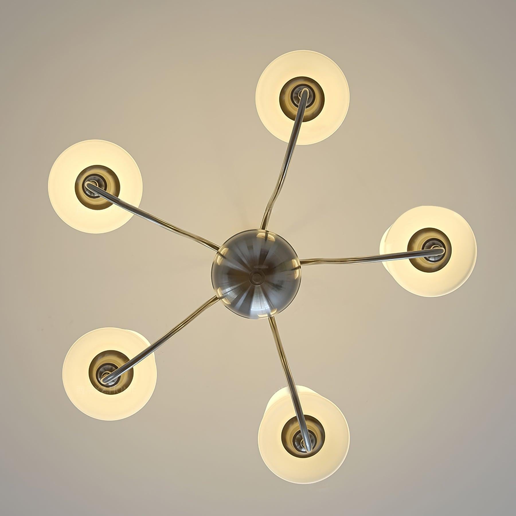 Shabby Chandelier ∅ 23.6″ - Bend, Marshmallow Chandelier-1-Luxehomezone