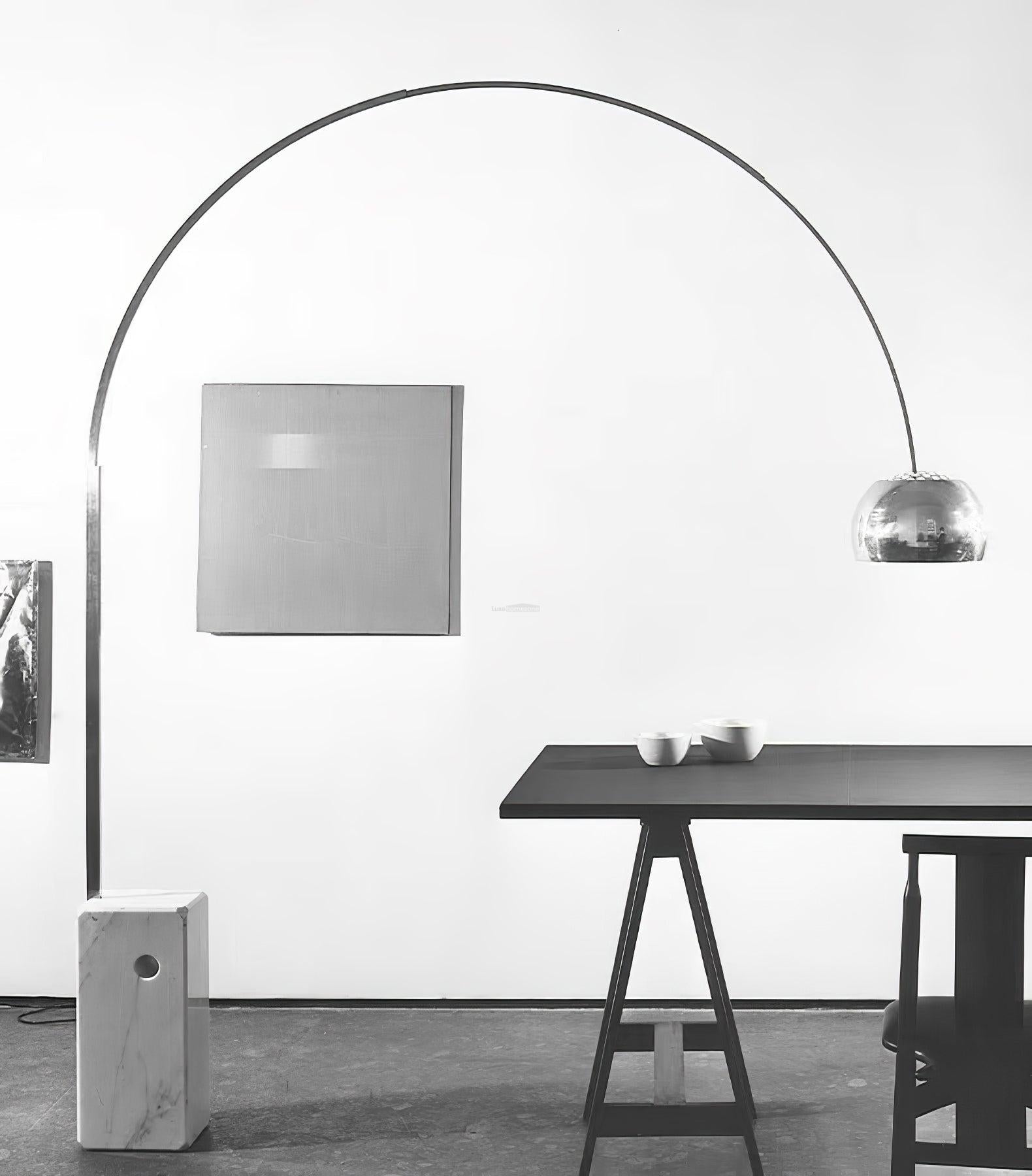 Arco Floor Light - Alabaster-1-Luxehomezone