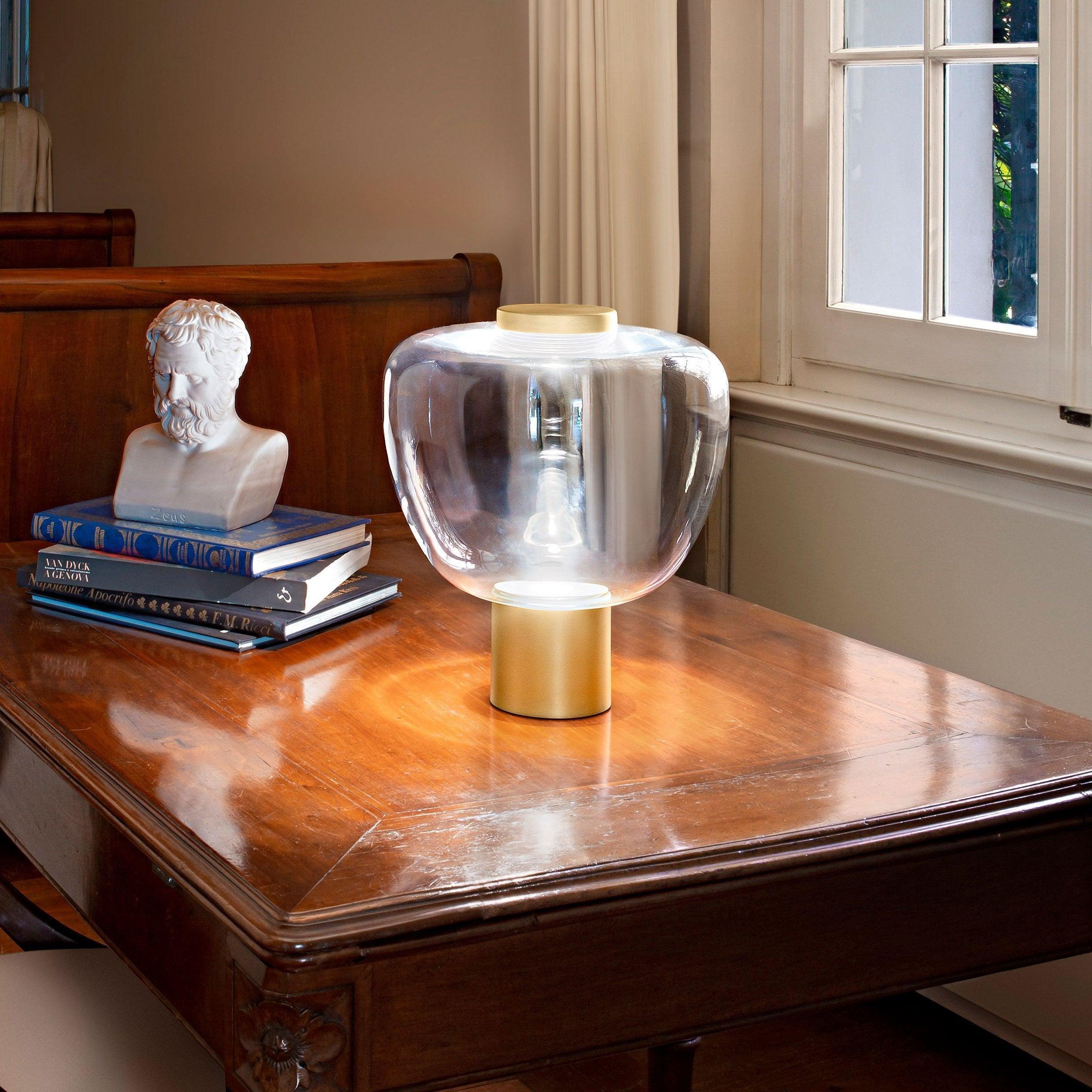 Soap Bubbles Type Table Lamp - Art Glass-1-Luxehomezone