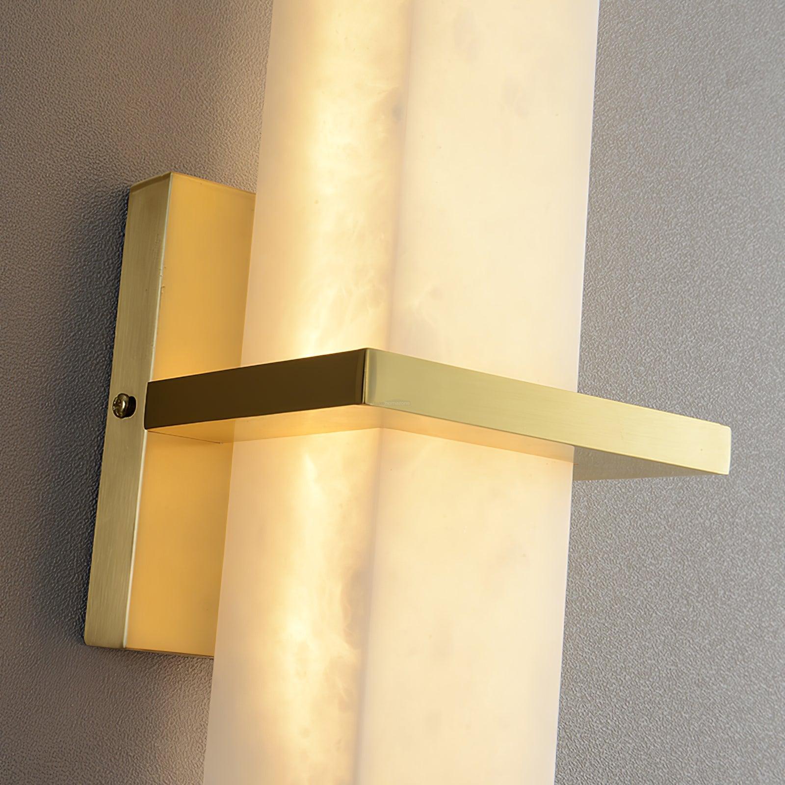Milan Alabaster Wall Sconce Style A - Alabaster, Alabaster Wall Lamp-1-Luxehomezone