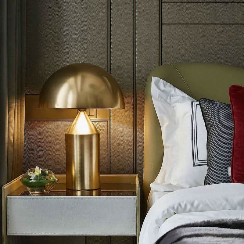 Atollo Metal Table Lamp ∅ 9.8″ - Luxehomezone
