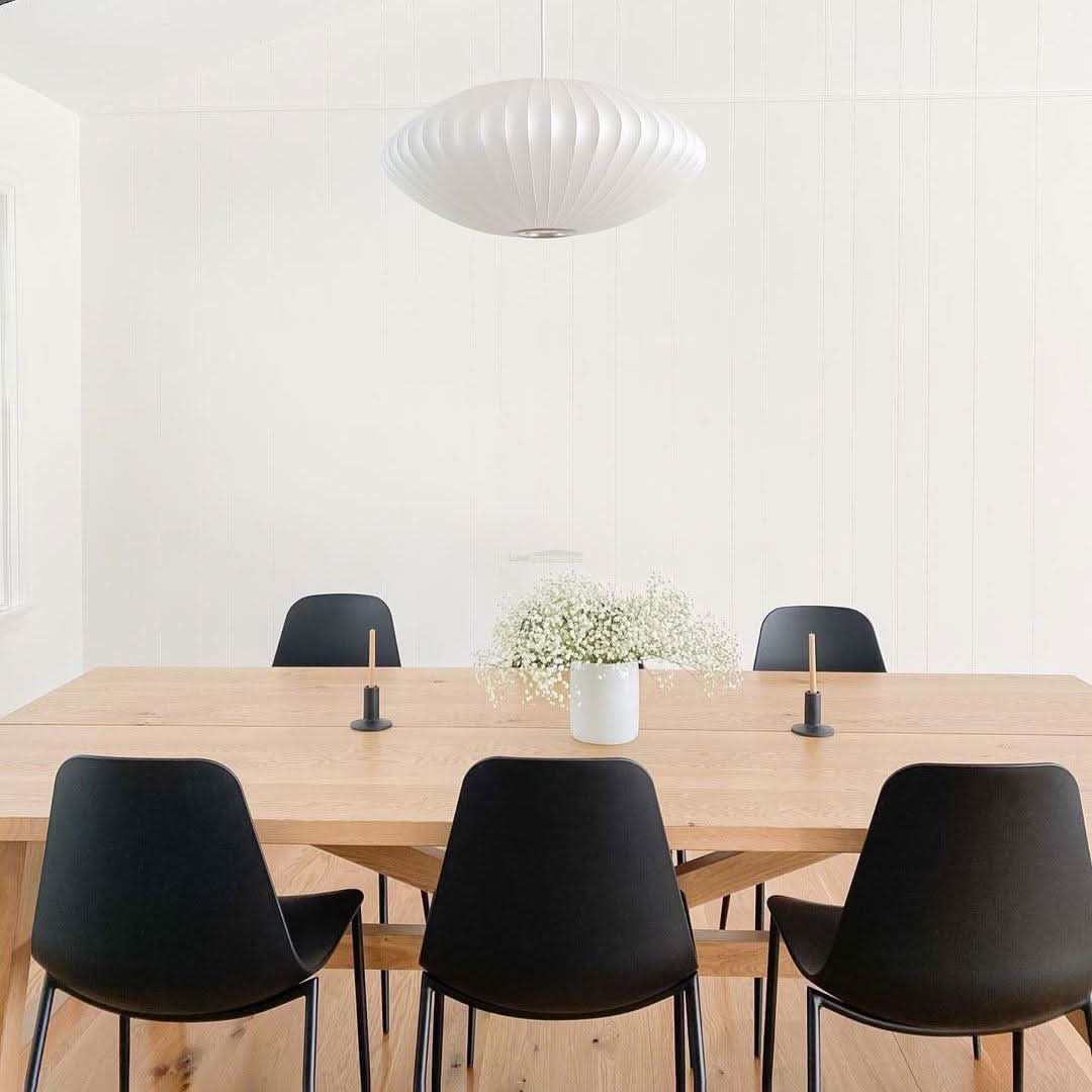 Bubble Pendant Light with Artificial Silk Lampshade - Luxehomezone