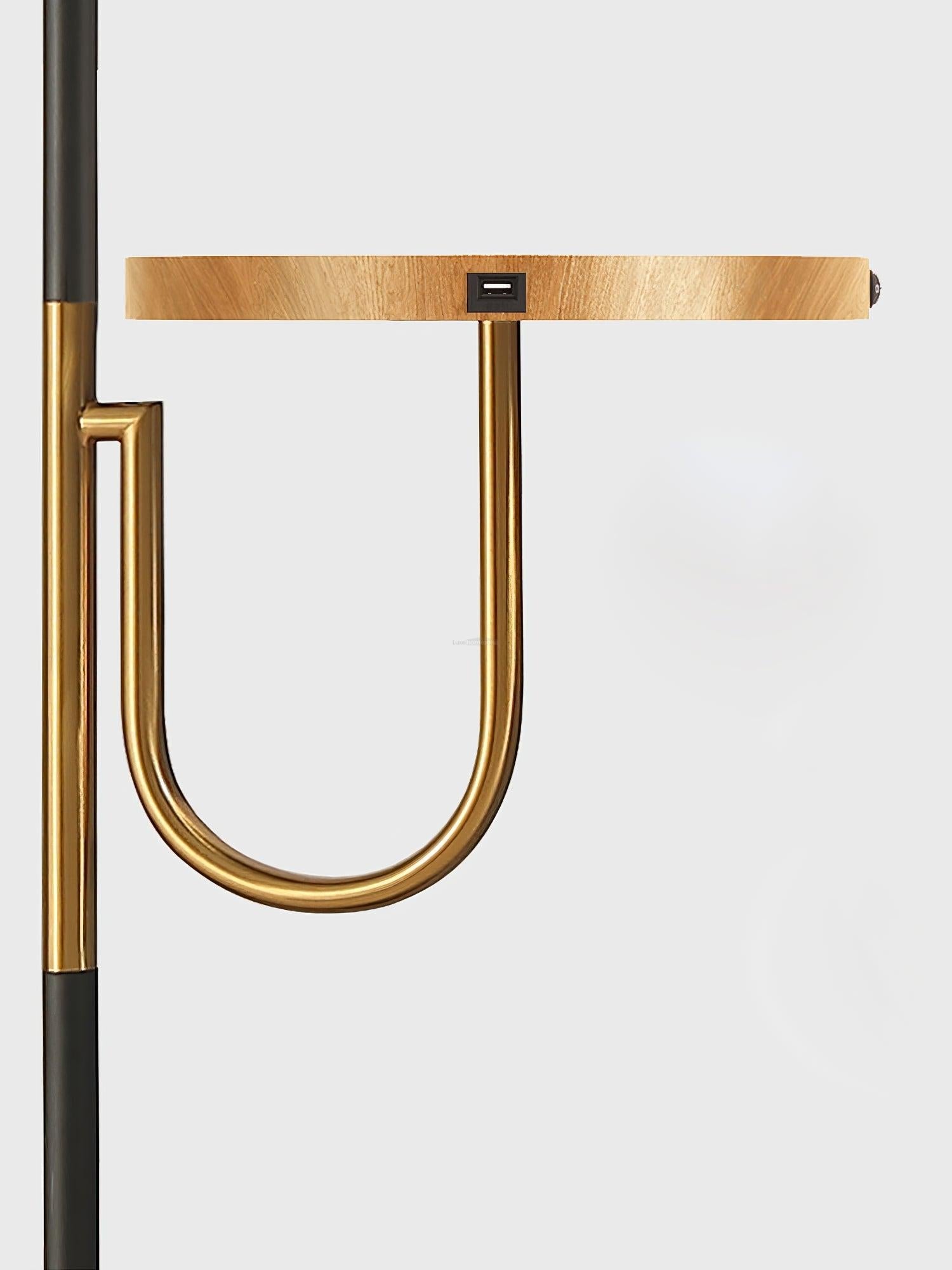 Nordic Arc Floor Lamp L 23.6″ - Bent-1-Luxehomezone