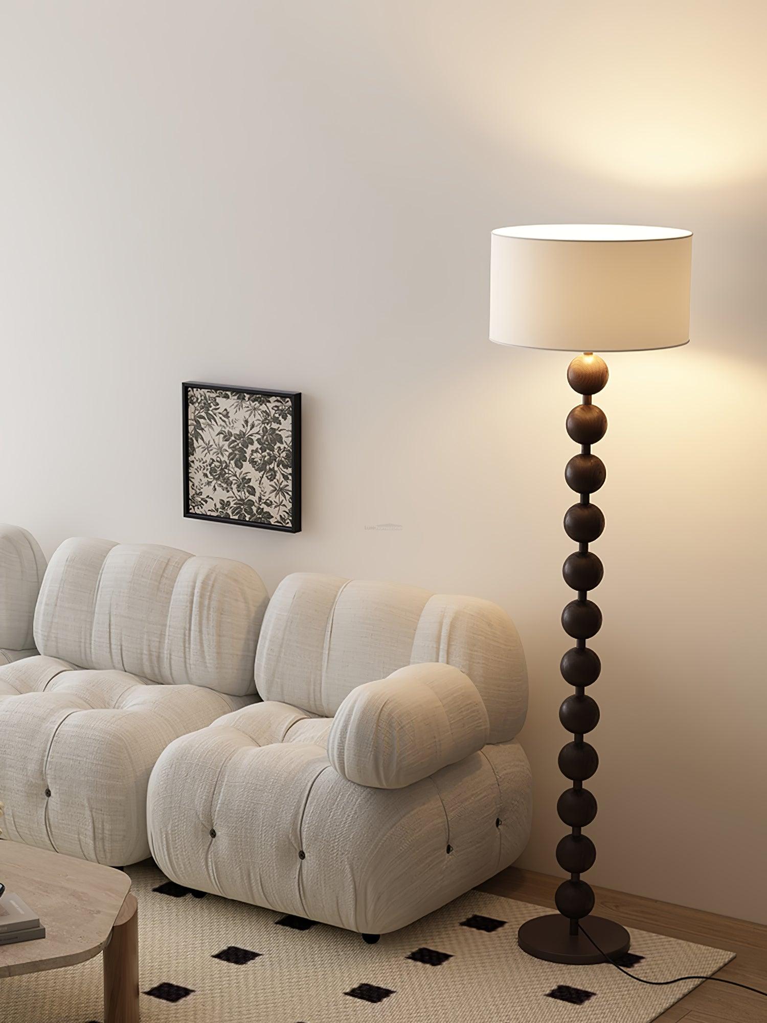 Hugo Barbell Floor Lamp  ∅ 15.7″ - Luxehomezone