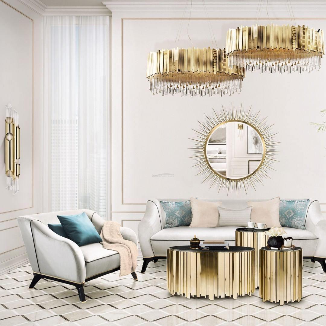 Empire Chandelier ∅ 11.8″ - Crystals-1-Luxehomezone