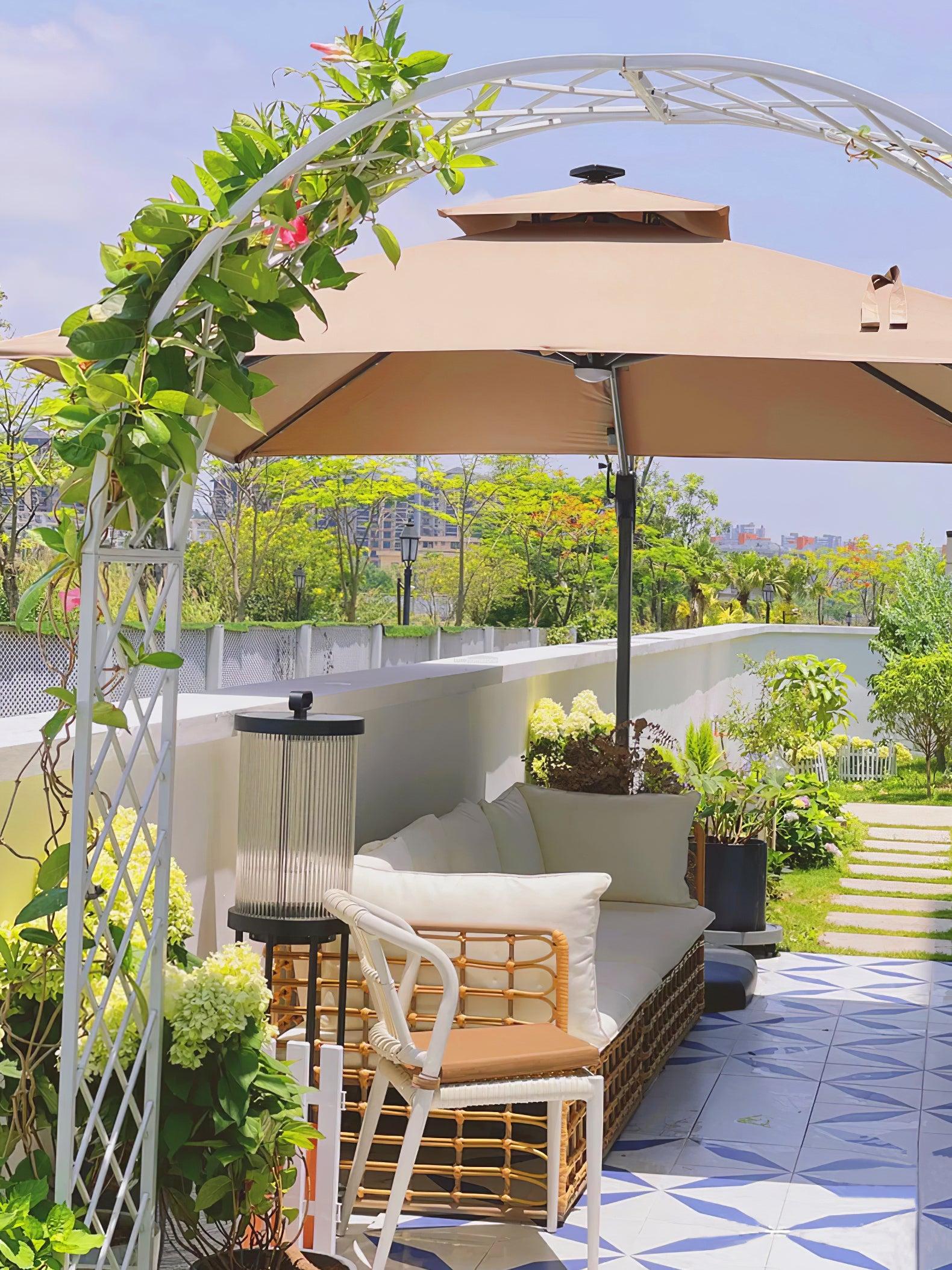 Ambient Line Lantern Garden Floor Lamp - Canister-1-Luxehomezone