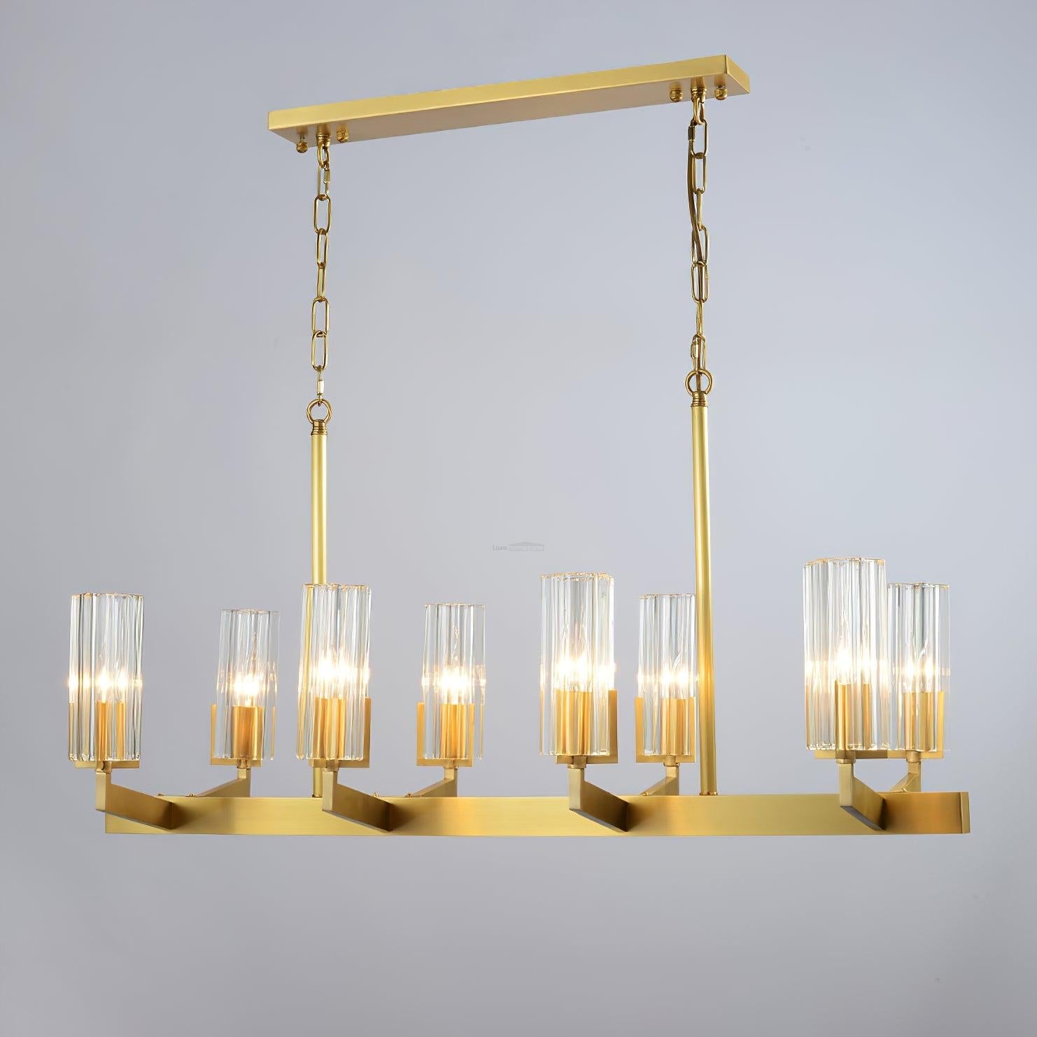 Kayla Brass Chandelier with 6/8/10/15 heads - Luxehomezone