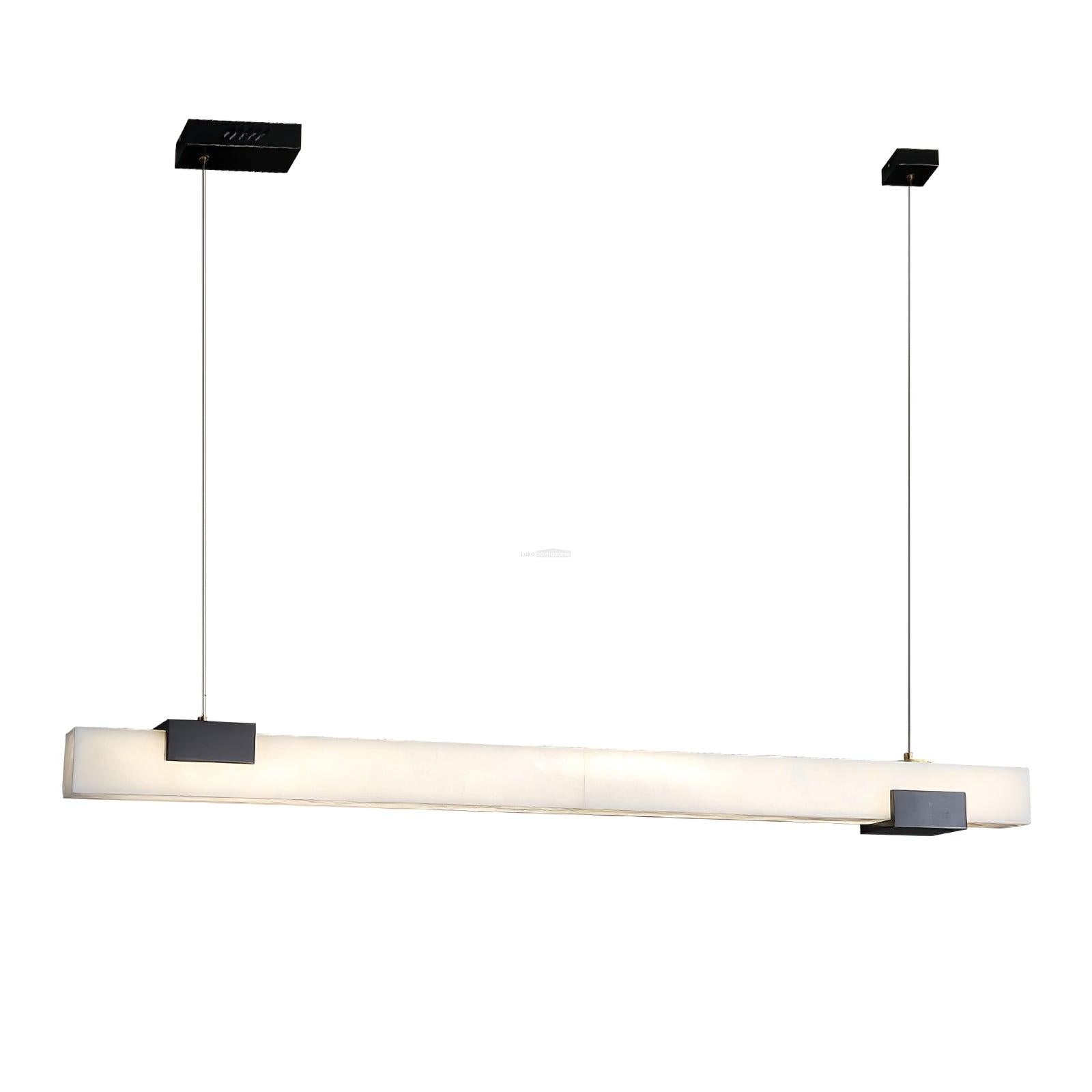 Maurizio Alabaster Linear Chandelier