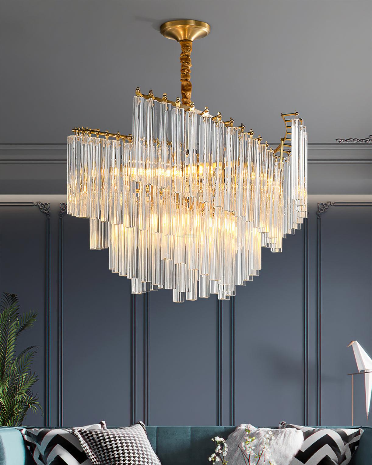 Brinicle Crystal Chandelier - Crystals-1-Luxehomezone