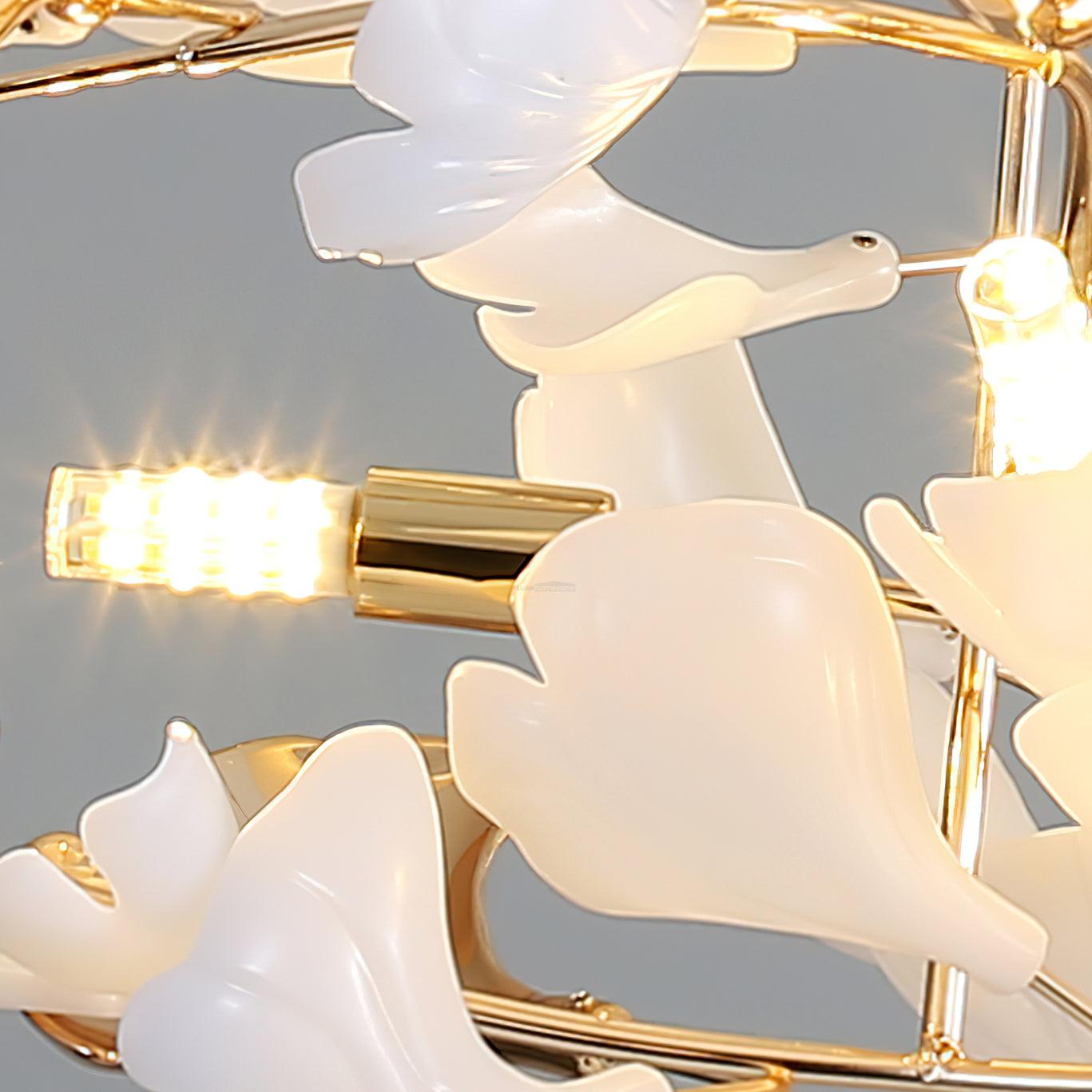 Gingko Chandelier Style H - Gingko, Gingko Chandelier-1-Luxehomezone