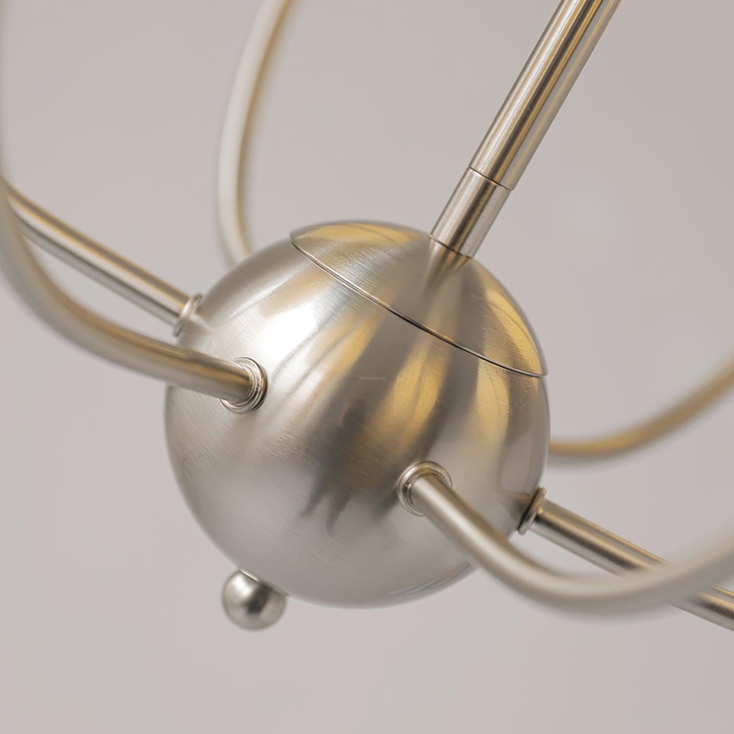 Ceramic Ribbed Chandelier with 4/6/8 heads - Flower Ceramic-1-Luxehomezone