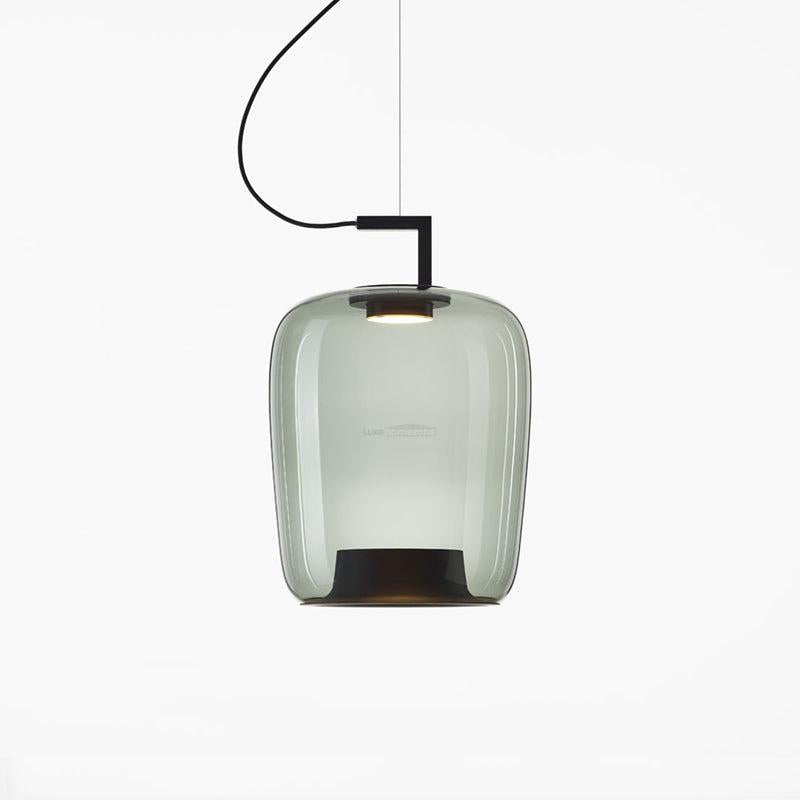 Doppelte Pendant - Art Glass-1-Luxehomezone