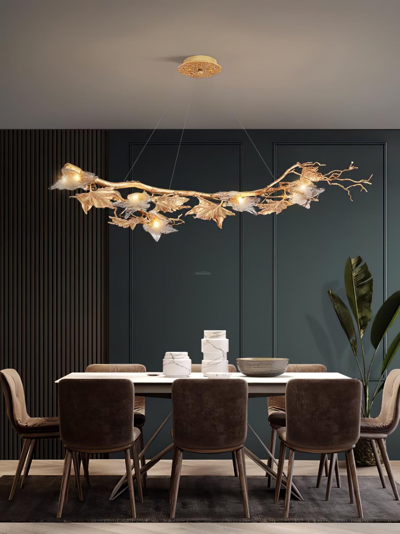 Folio Branch Type Brass Chandelier - Branch-1-Luxehomezone