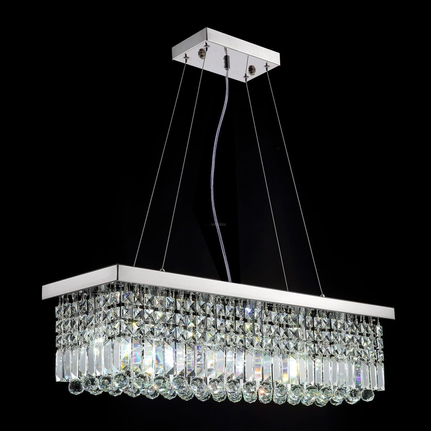 Crystal Long Canopy Chandelier - Crystals, Tassel-1-Luxehomezone