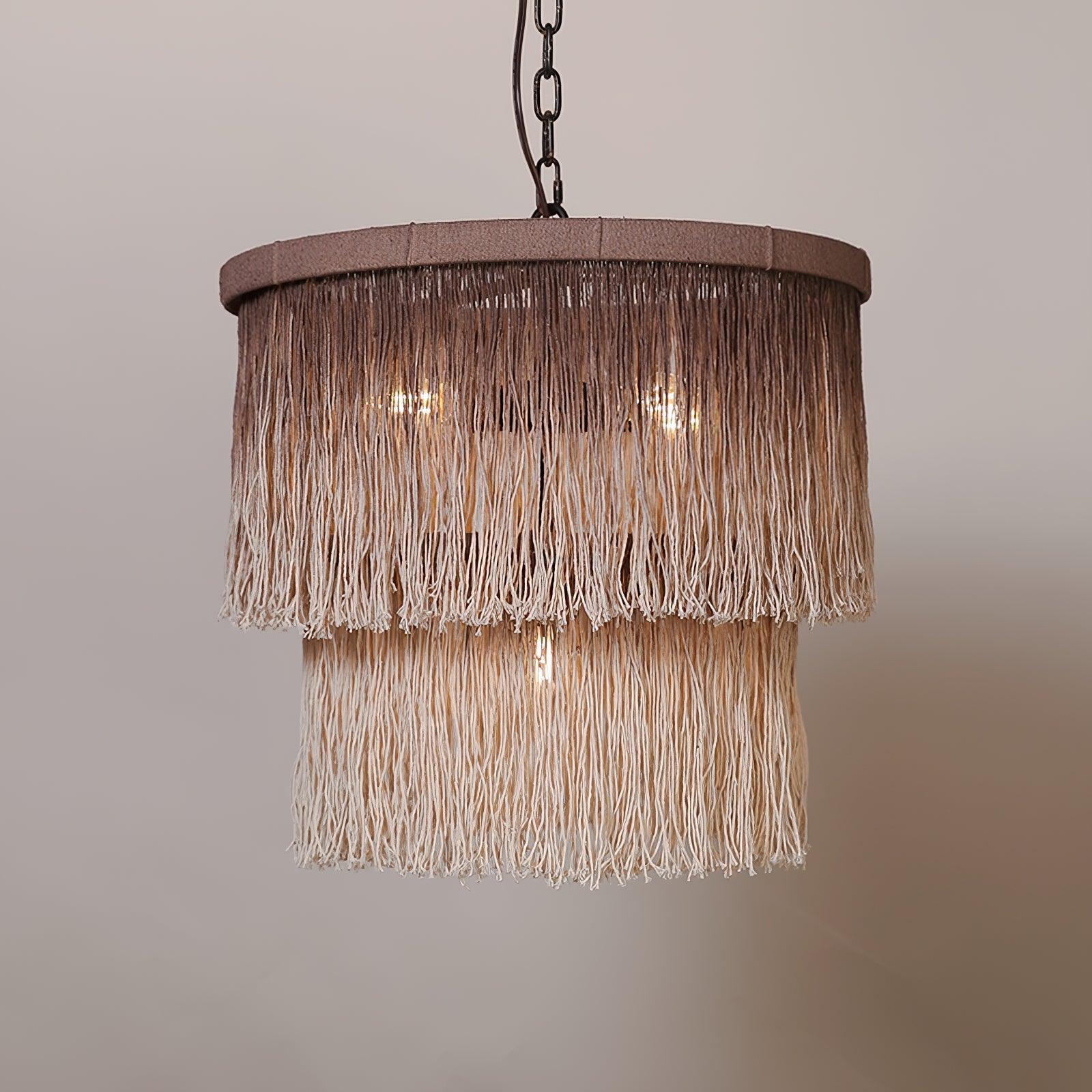 Tassel Chandelier ∅ 17.7″ - Tassel-1-Luxehomezone