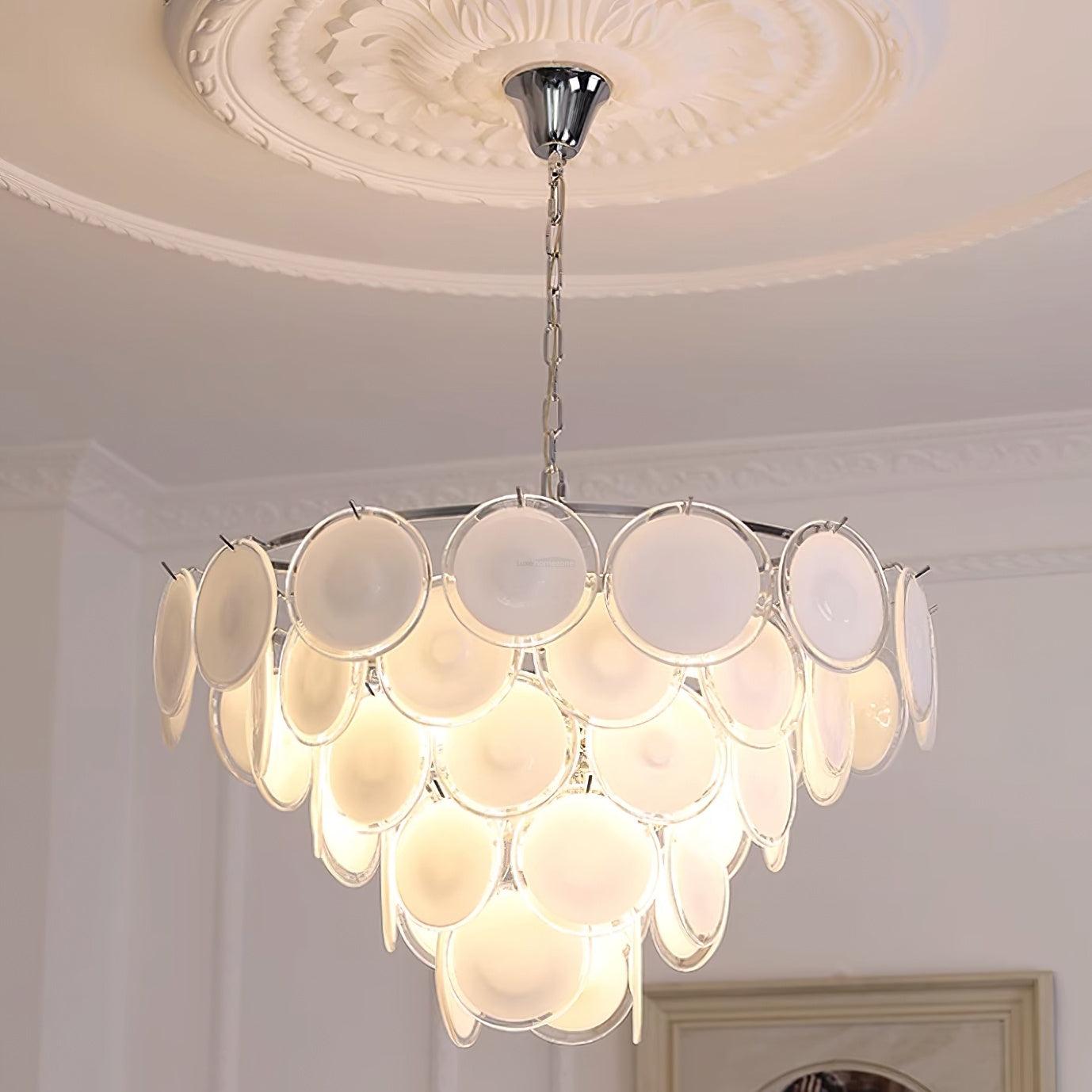Bettina Murano Chandelier  ∅ 19.6″ - Cylinder-1-Luxehomezone