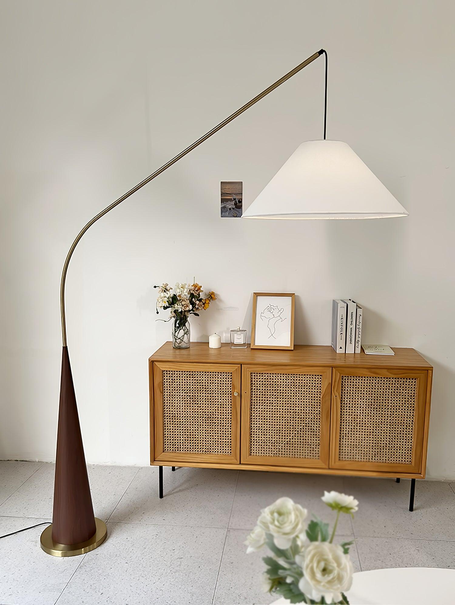Gibson Arc Floor Lamp L 59.1″ - Bent-1-Luxehomezone