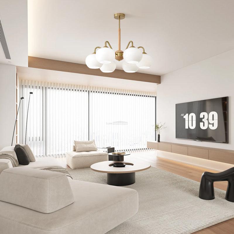 Hans Bergstrom Chandelier ∅ 22.8″ - Bend-1-Luxehomezone
